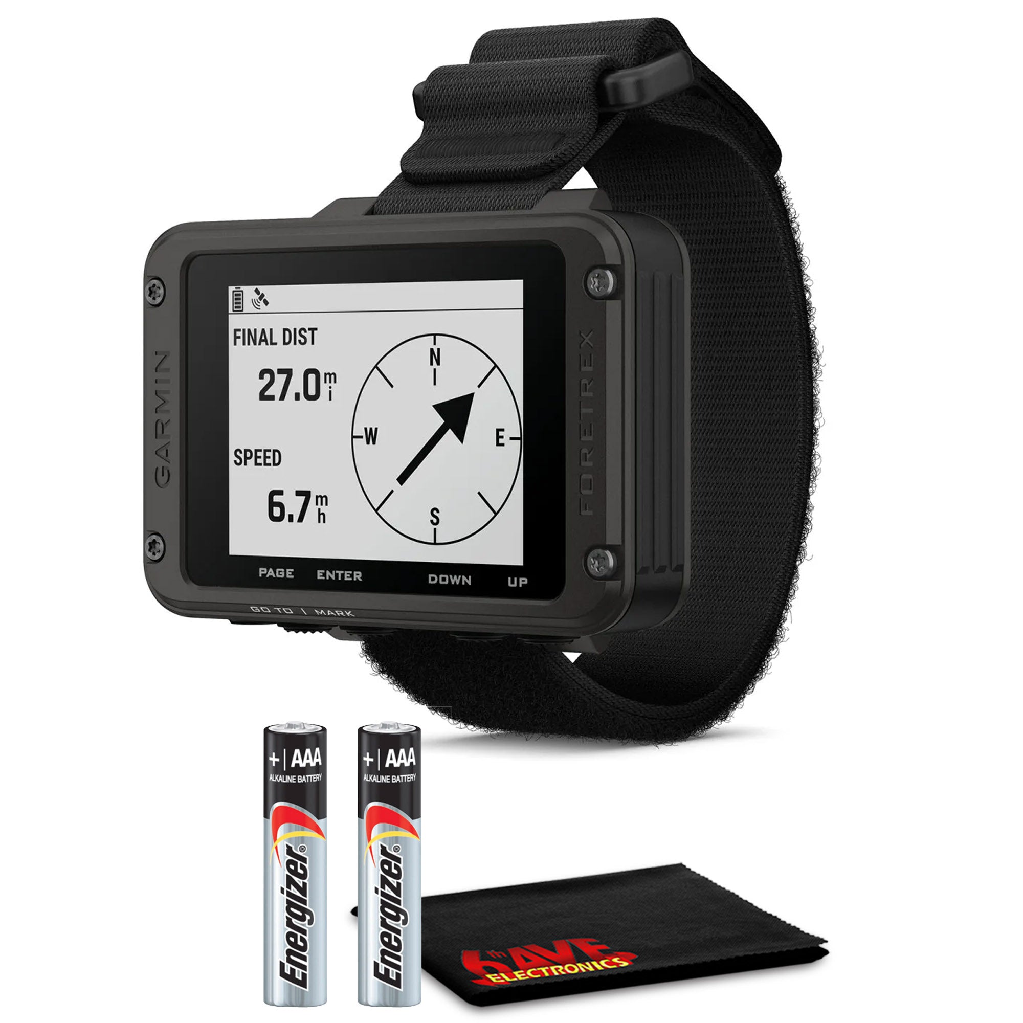 Garmin Foretrex 801 Wrist-Mounted GPS Navigation with Strap - Upgraded GNSS