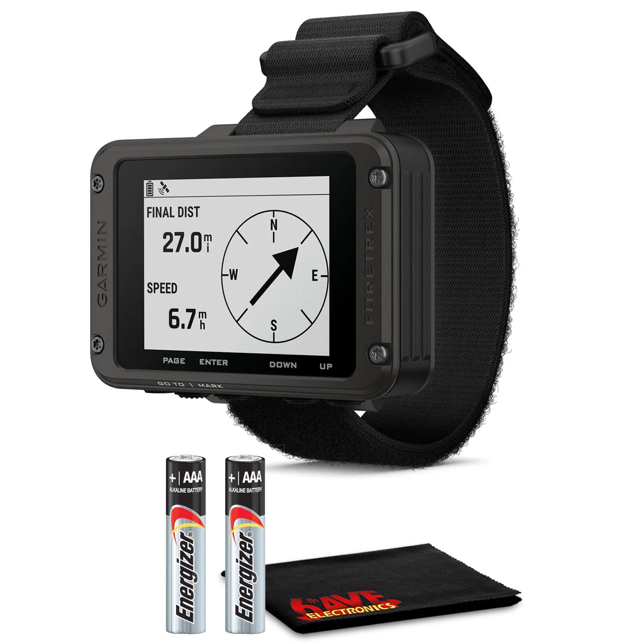 Garmin Foretrex 801 Wrist-Mounted GPS Navigation with Strap - Upgraded GNSS