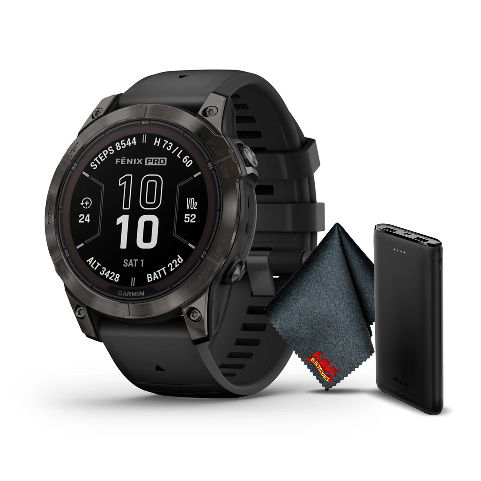 Garmin Fenix 7 Pro Sapphire Solar Edition Carbon Gray DLC Titanium Garmin
