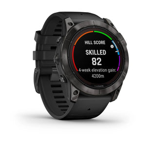 Garmin Fenix 7X Pro Solar Sapphire Edition Carbon Gray DLC Titanium & Black Band