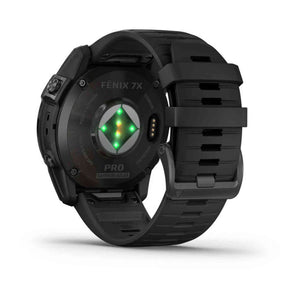 Garmin Fenix 7X Pro Solar Sapphire Edition Carbon Gray DLC Titanium & Black Band