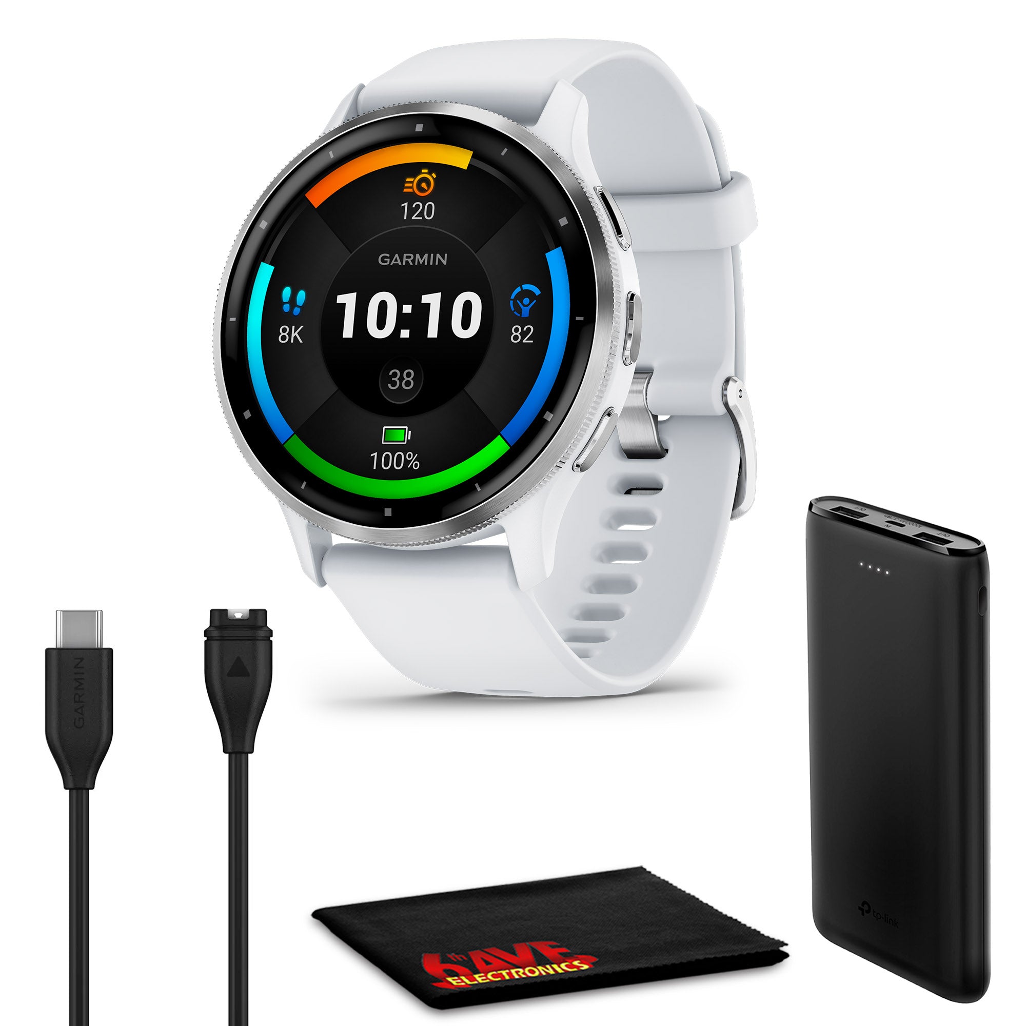 Garmin Venu 3 Advanced Fitness And Health Tracker Smart Watch - Whitestone