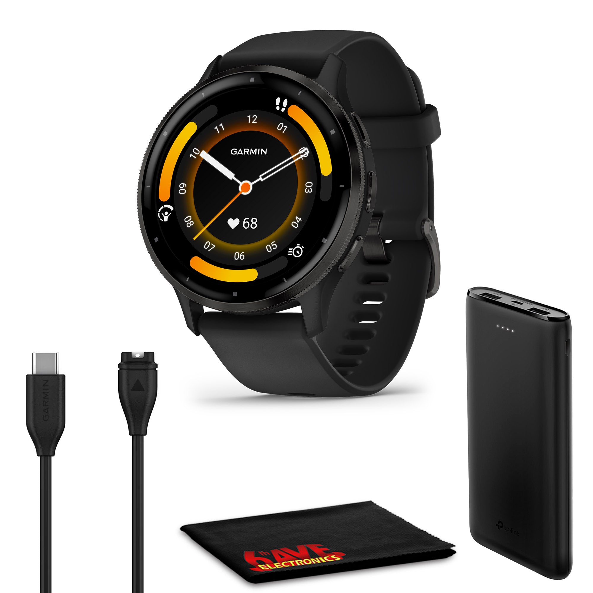 Garmin Venu 3 Advanced Fitness And Health Tracker Smart Watch - Black