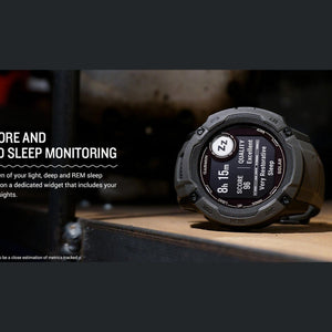 Garmin Instinct 2X Solar Tactical Edition GPS Smartwatch, Coyote Tan, Bundle Garmin