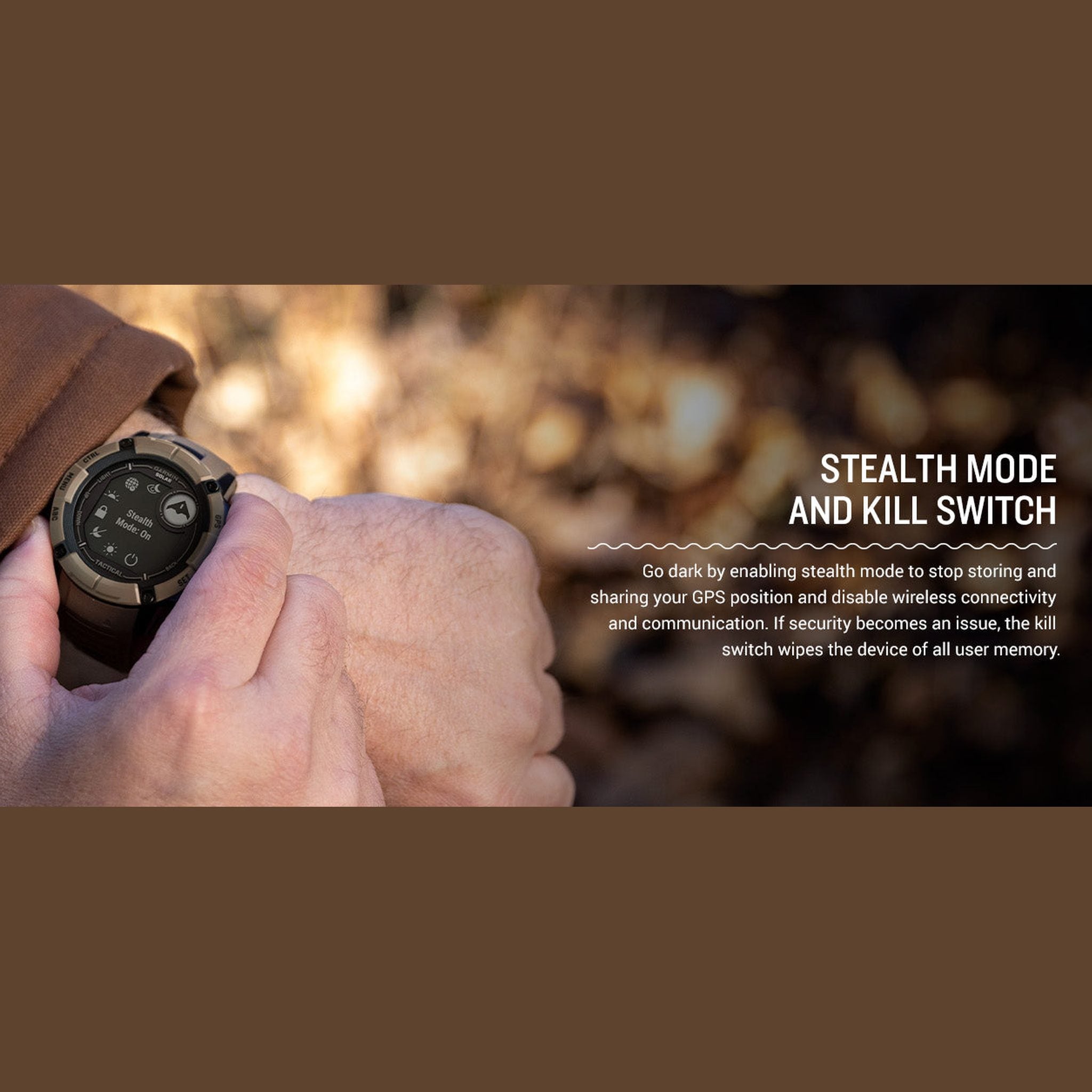 Garmin Instinct 2X Solar Tactical Edition GPS Smartwatch, Coyote Tan, Bundle Garmin