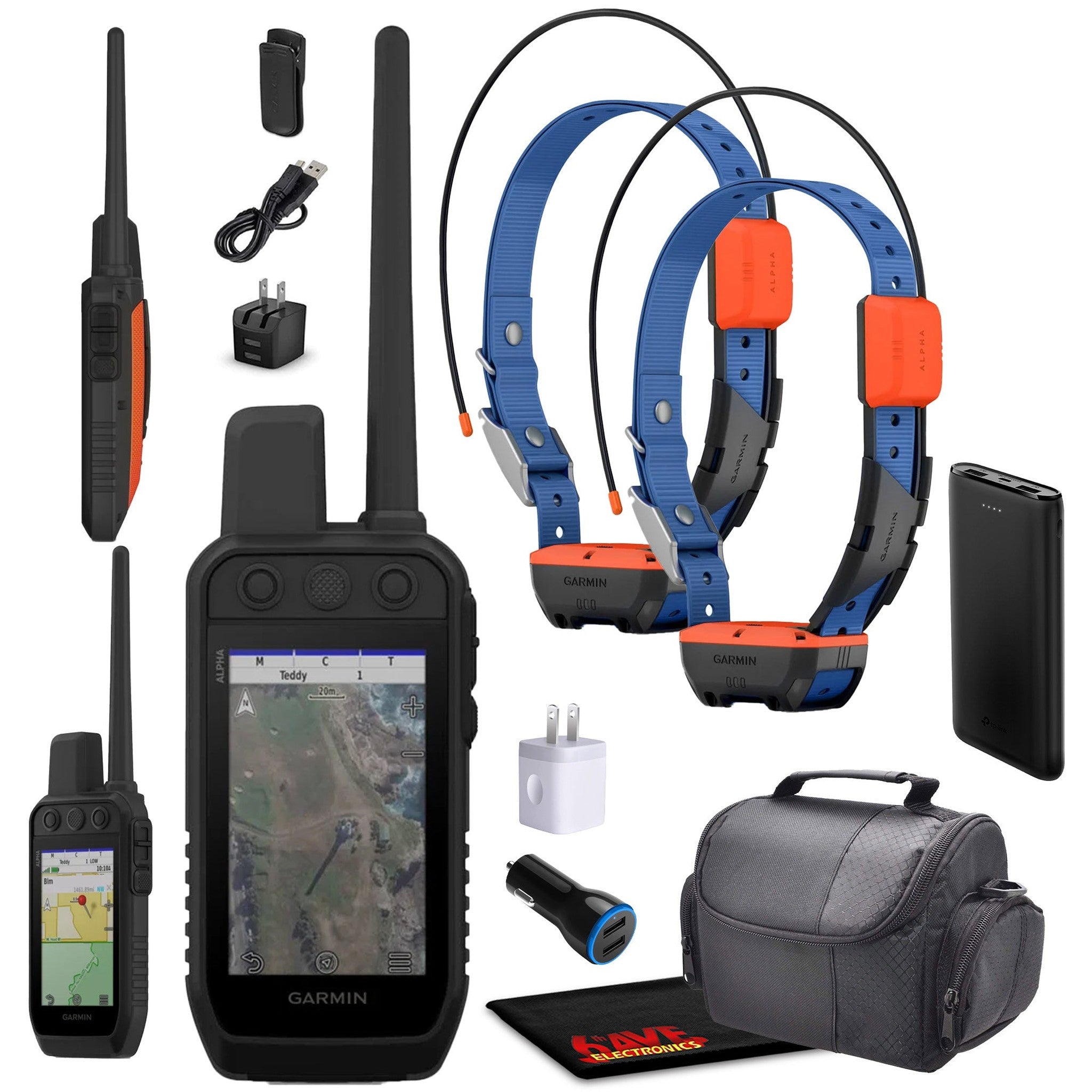 Garmin Alpha 300 Handheld With 2x Alpha T20 Advanced Tracking & Training System 6th Ave Electronics