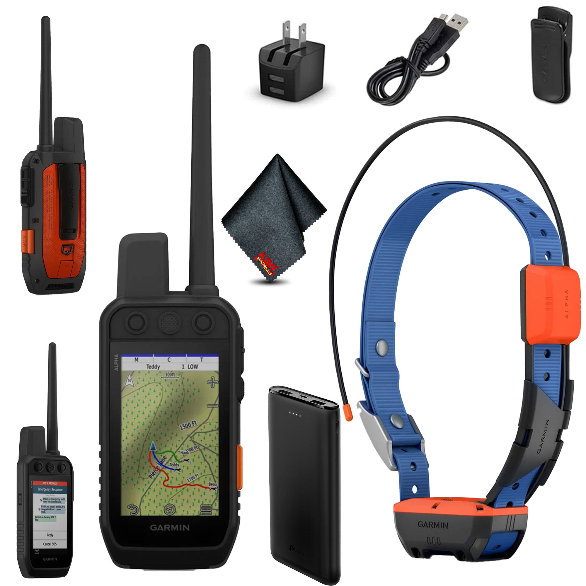 Garmin Alpha 300i Handheld With Alpha T20 Tracking Collar For Dogs With GPS
