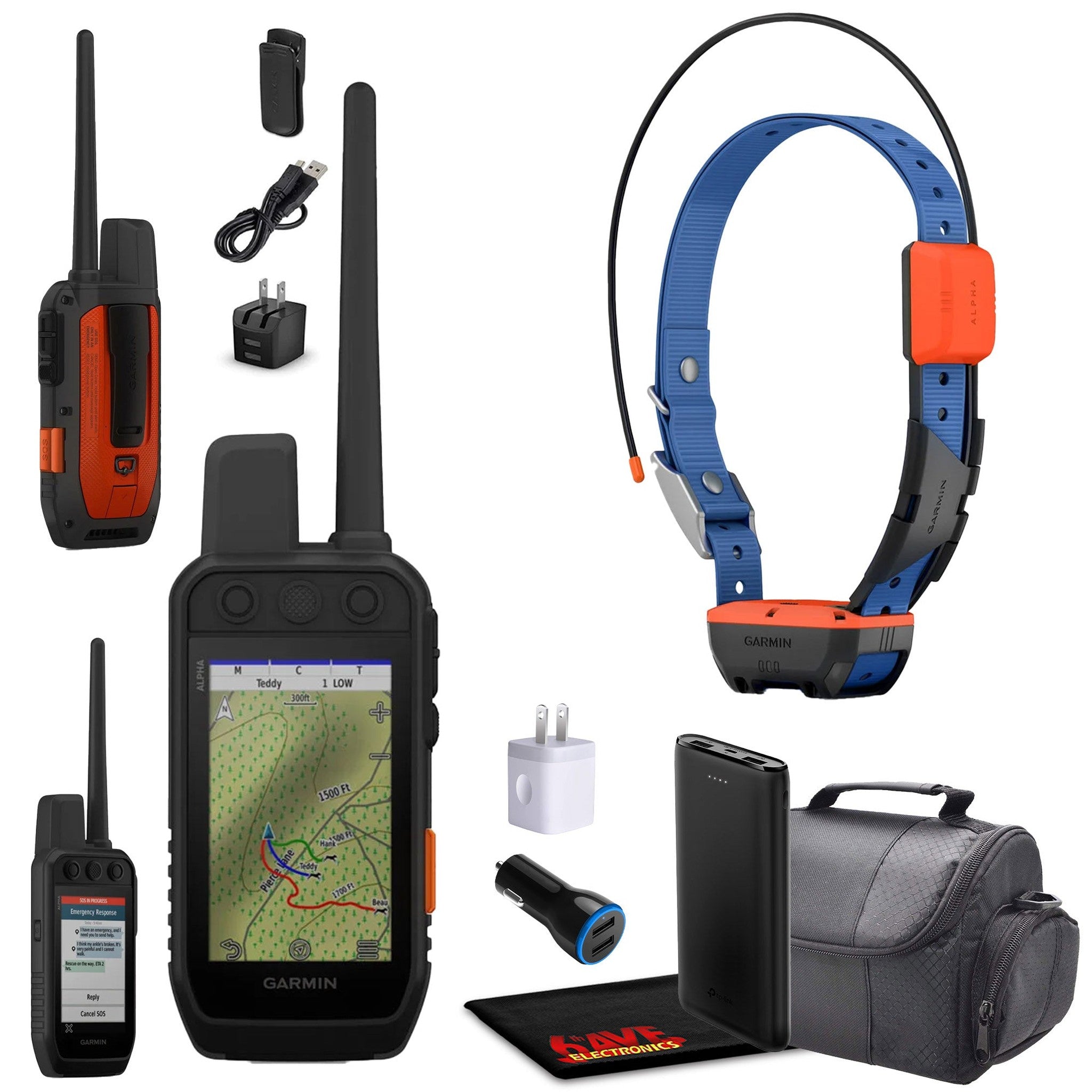 Garmin Alpha 300i Handheld And Alpha T20 Tracking Collar For Dogs With GPS