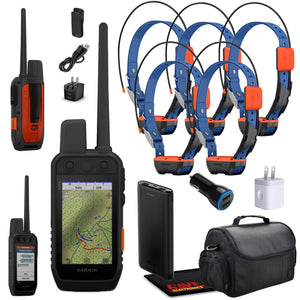 Garmin Alpha 300i Handheld With 5x Alpha T20 Tracking Collar For Dogs With GPS
