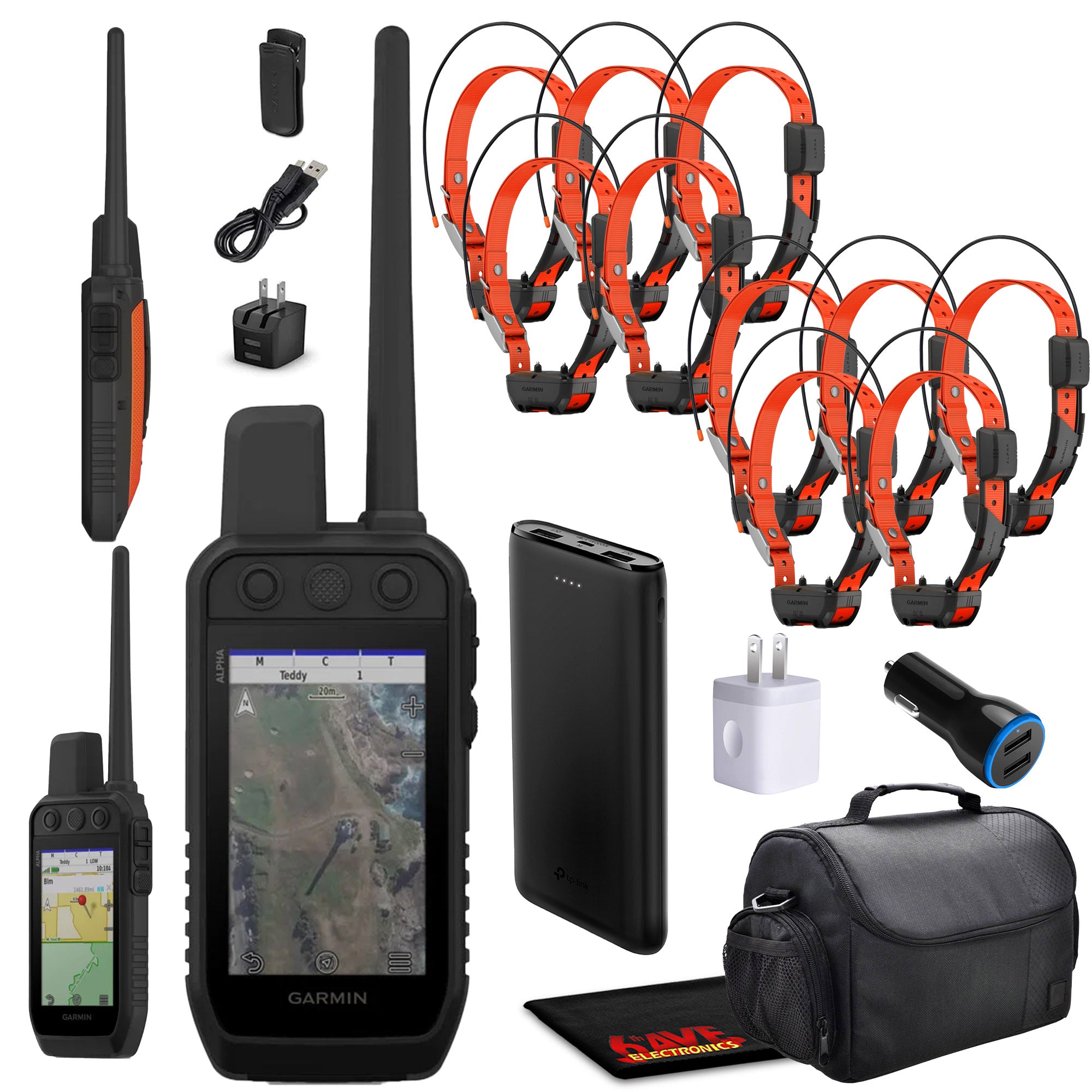 Garmin Alpha 300 Handheld With 10x Alpha TT25 Tracking & Training System