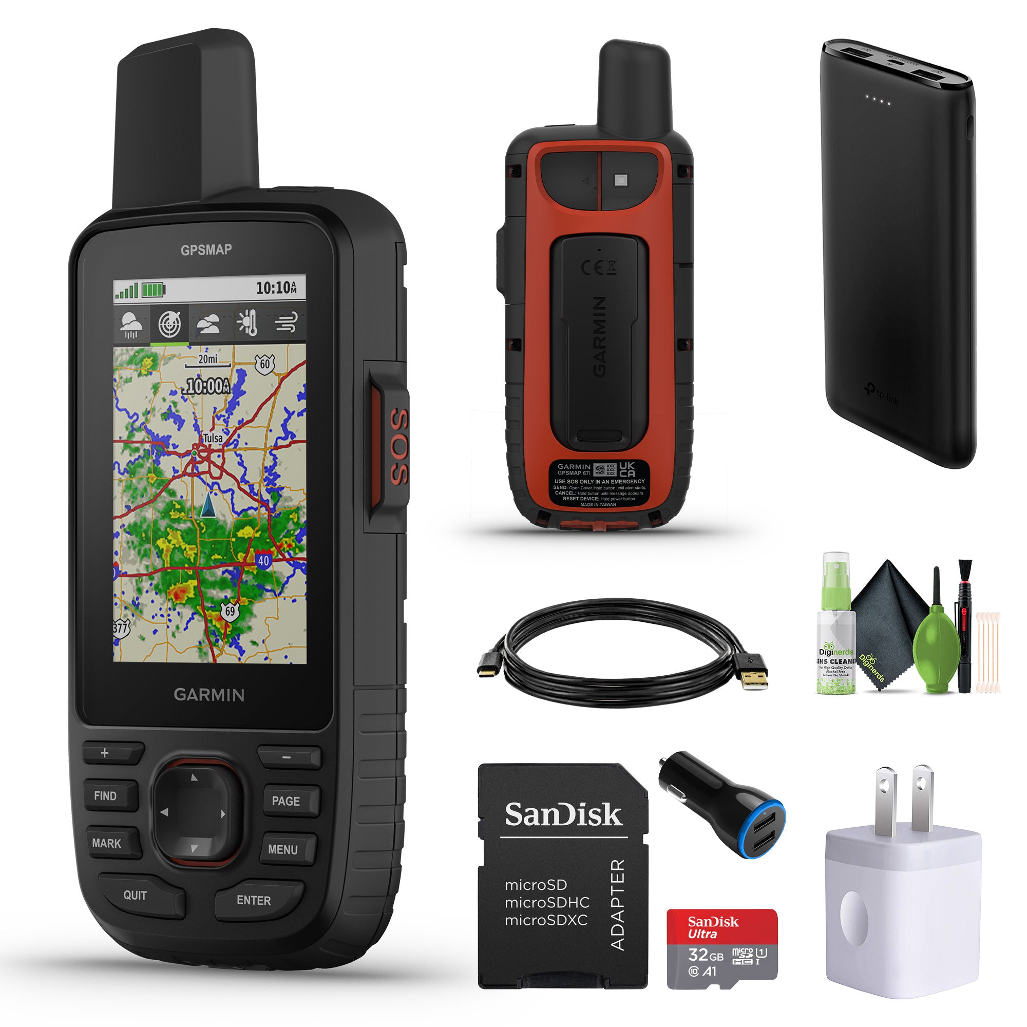 Garmin GPSMAP 67i Rugged GPS Handheld Bundle