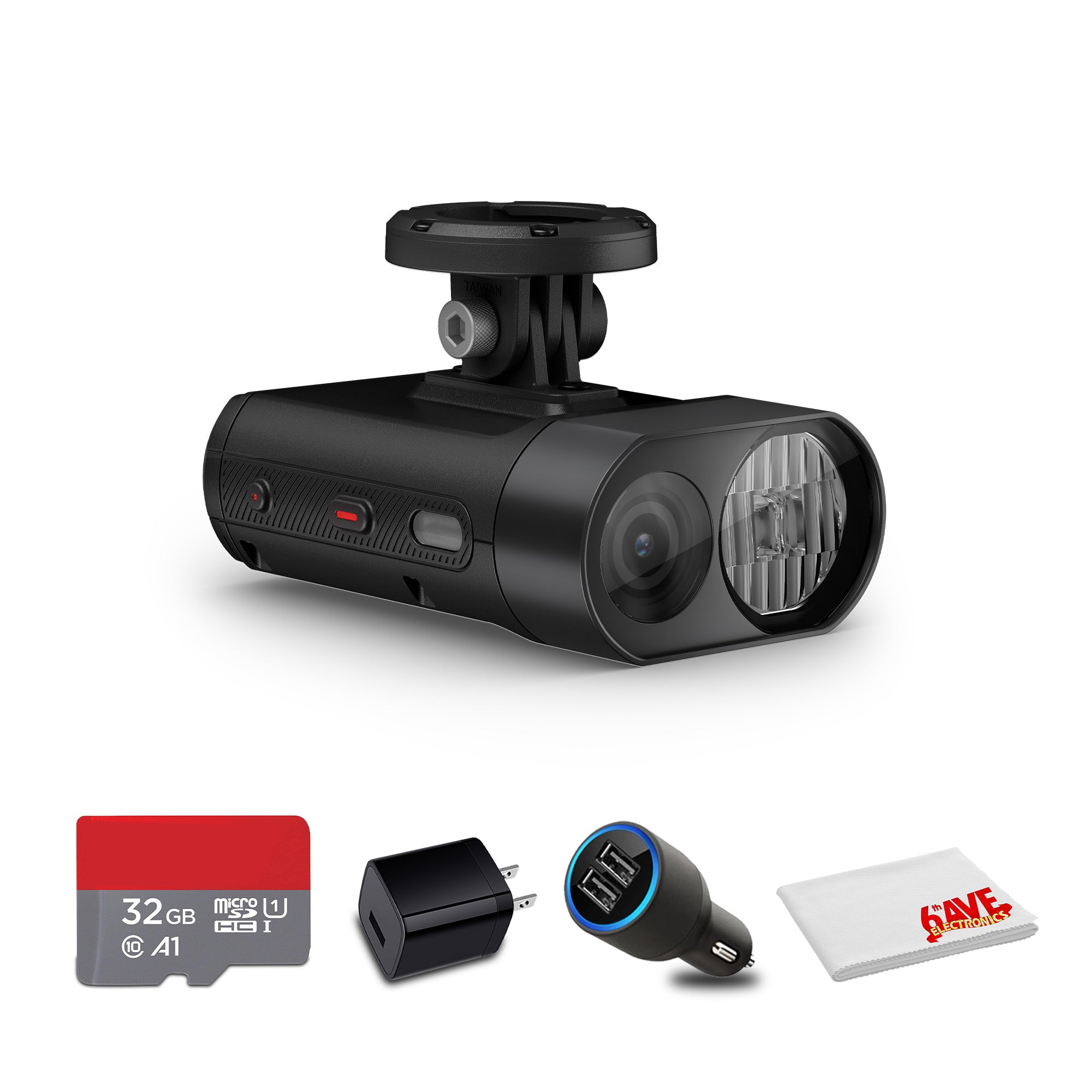 Garmin Varia Vue Headlight Bicycle Camera, 600-Lumen Smart Bike Light Bundle