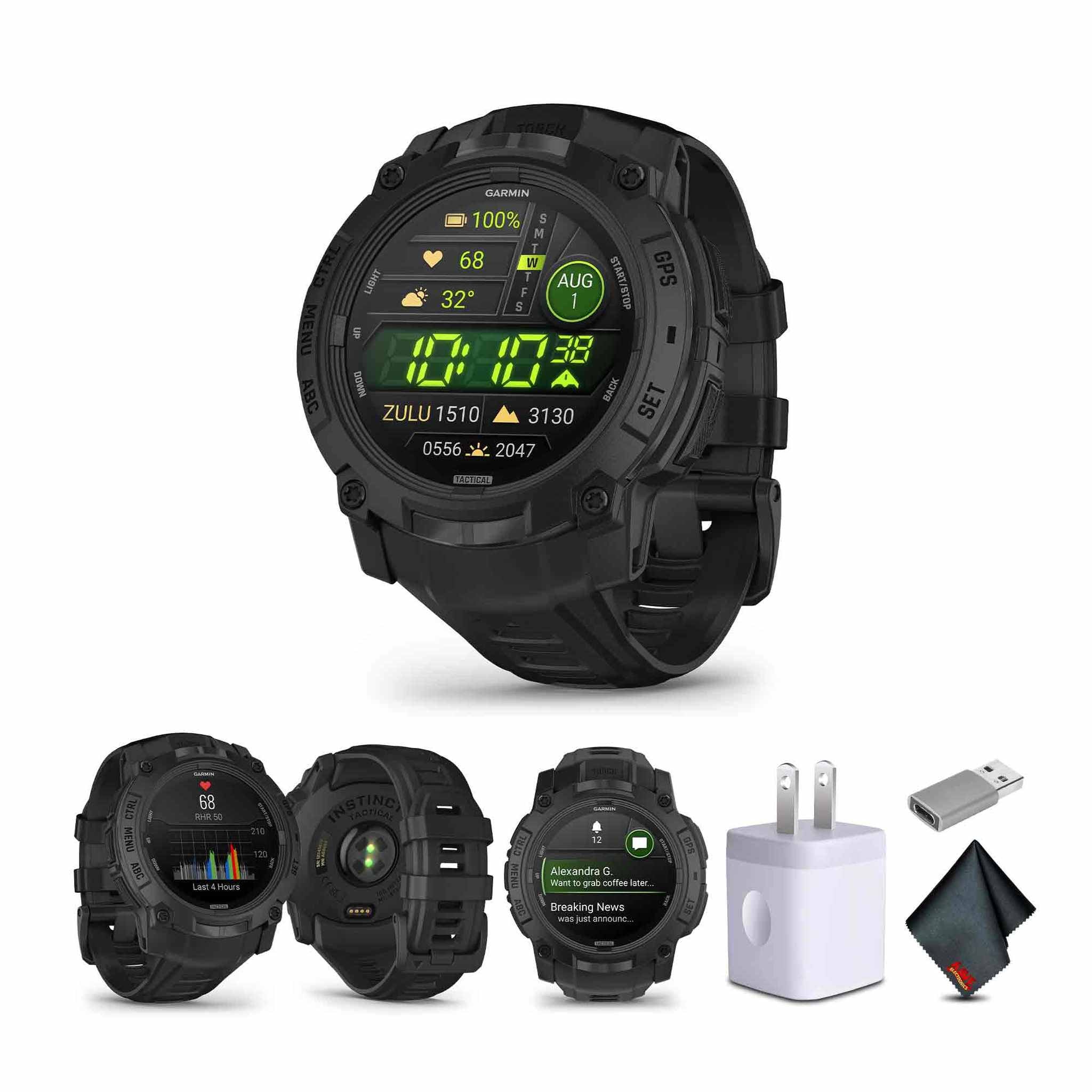 Garmin Instinct 3, 50mm, AMOLED, Tactical Edition, Bundle Garmin