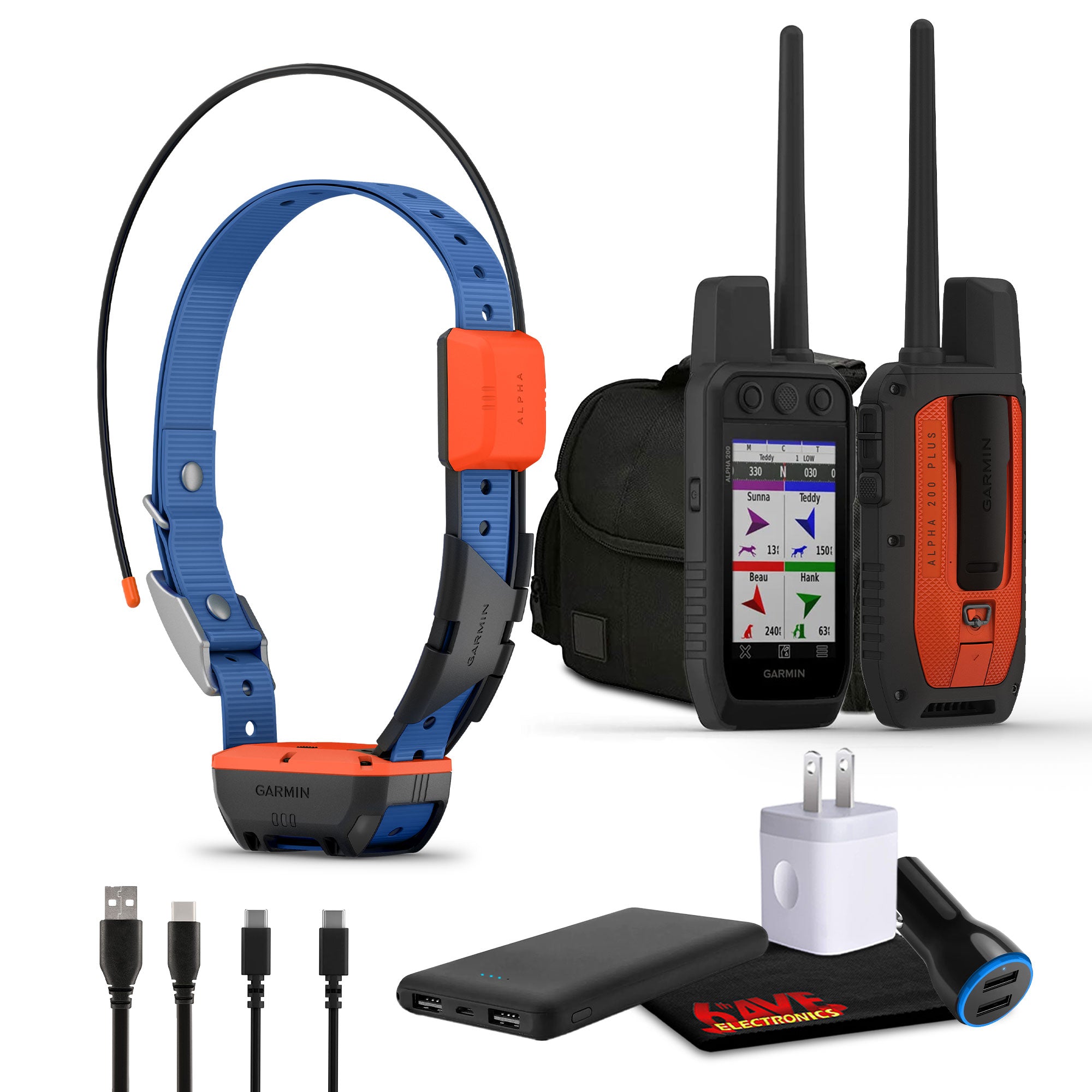 Garmin Alpha 200 Plus Dog Tracking and Training GPS Handheld+T20 Tracking Collar