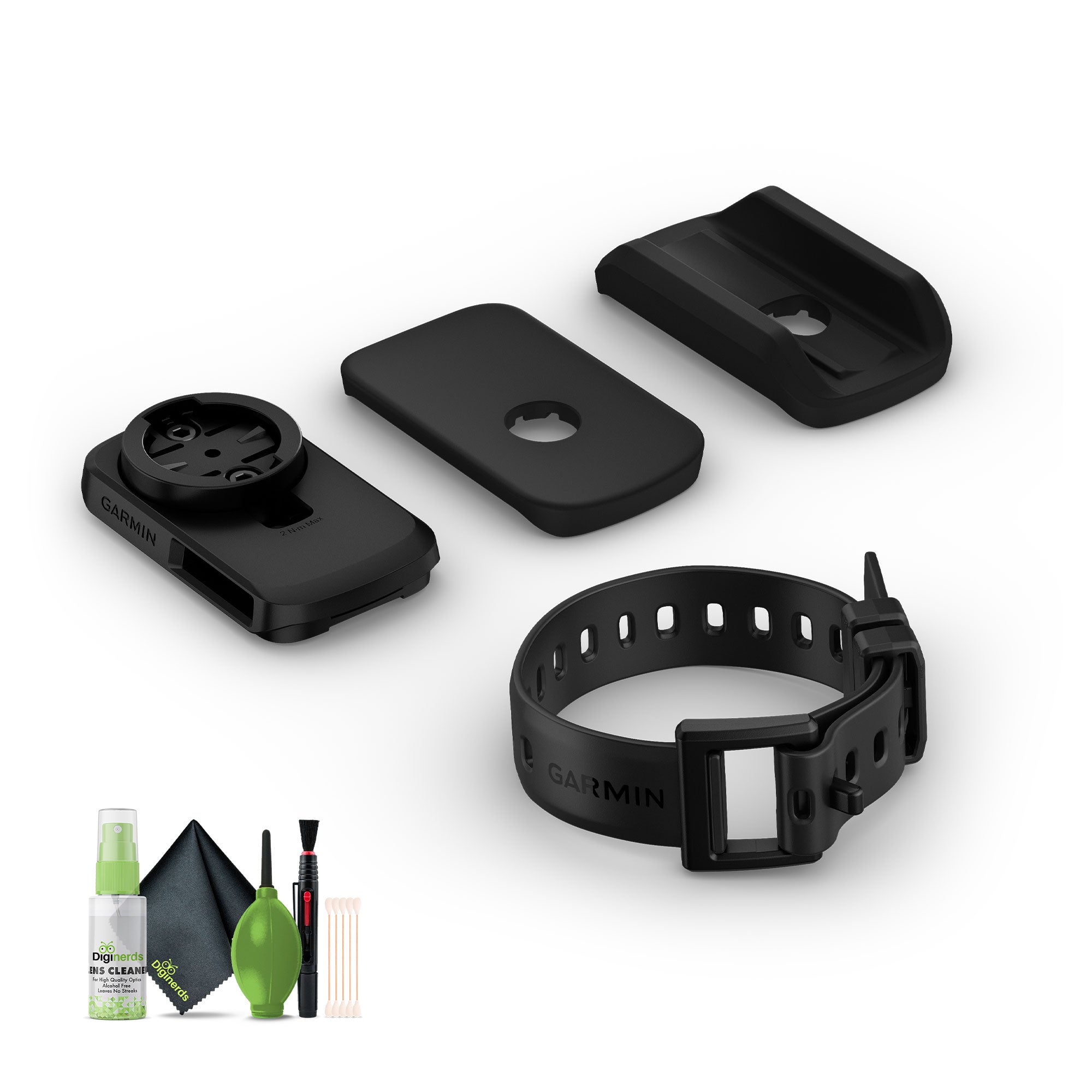 Garmin Mount, Edge Top Tube MTB Mount, Cleaning Kit-7 in 1, Bundle