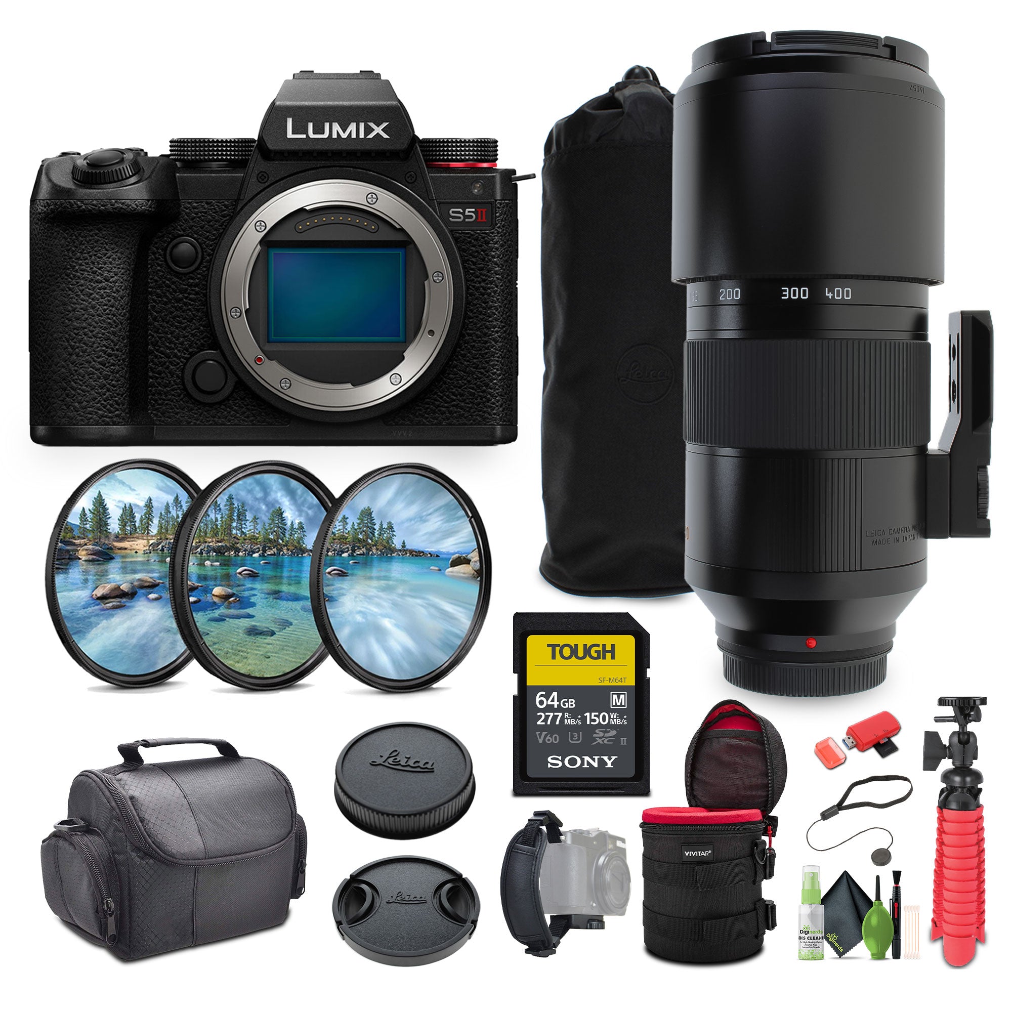 Leica Vario-Elmar-SL 100-400mm f/5-6.3 Lens L-Mount + Bundle