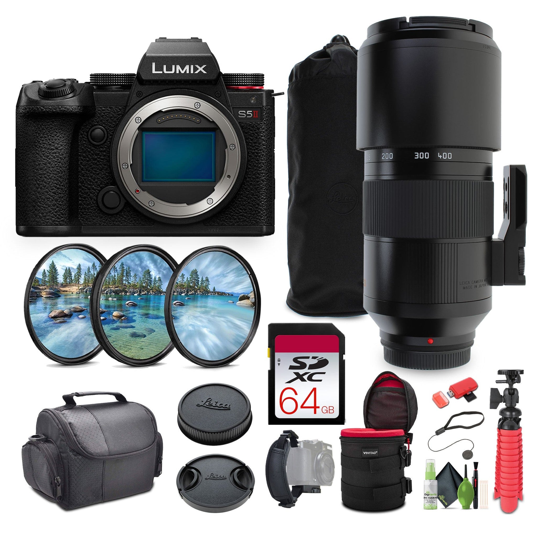 Leica Vario-Elmar-SL 100-400mm f/5-6.3 Lens L-Mount + Bundle