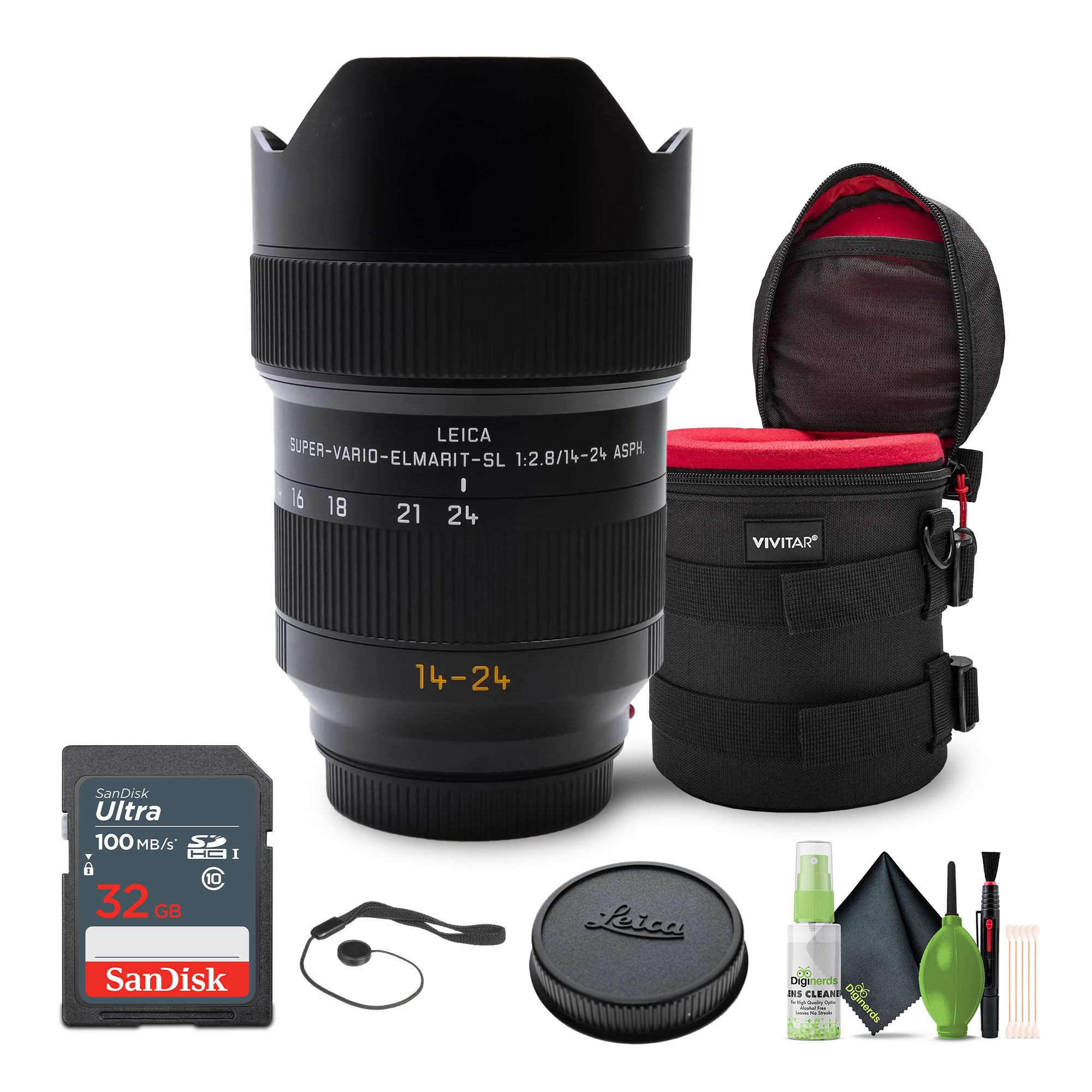Leica Super-Vario-Elmarit-SL 14-24mm f/2.8 ASPH. Lens (L-Mount) + Bundle