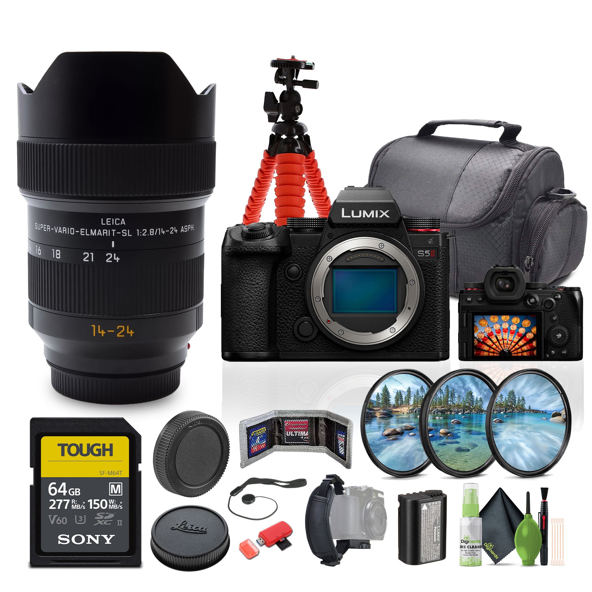 Leica Super-Vario-Elmarit-SL 14-24mm f/2.8 ASPH. Lens L-Mount + Bundle