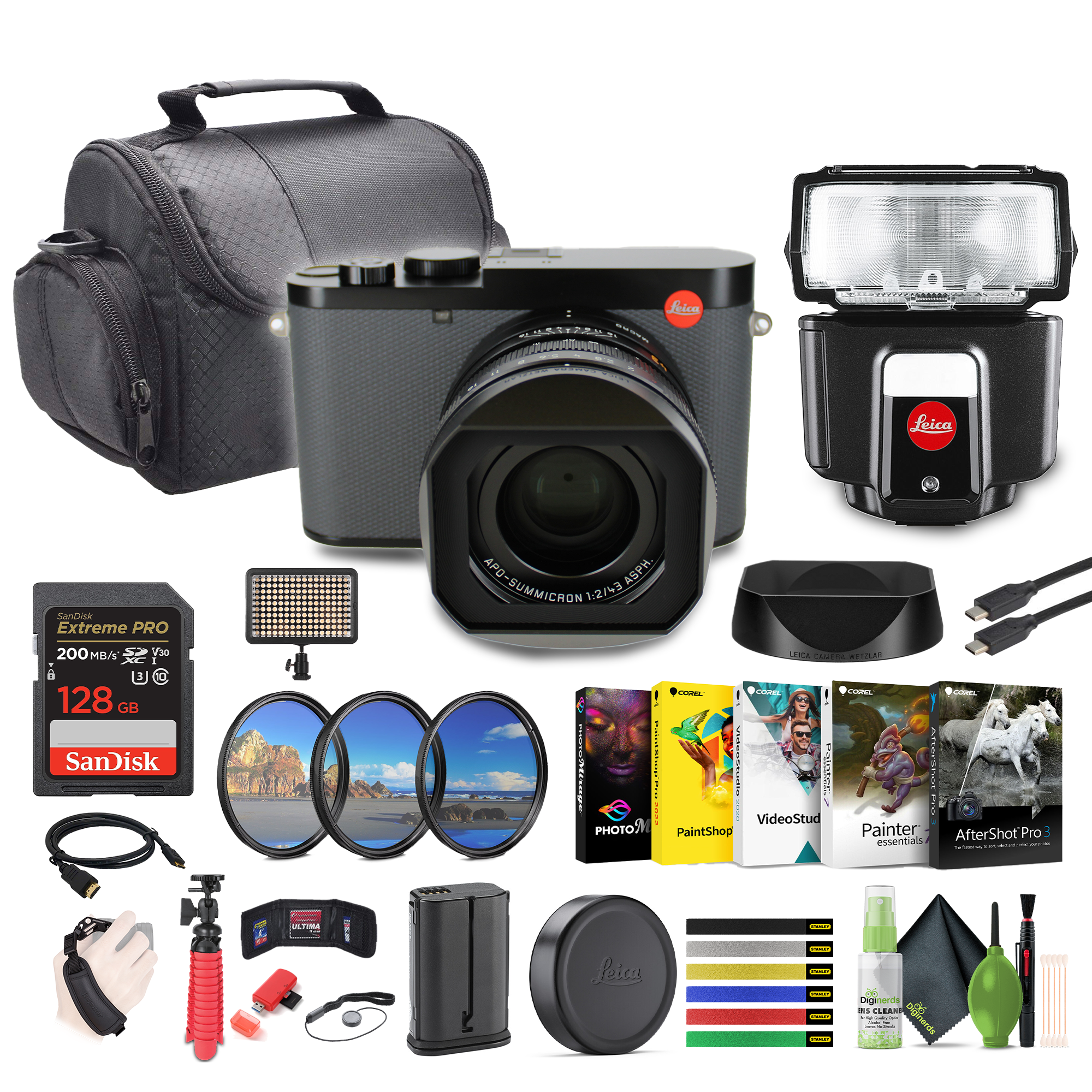 Leica Q3 43 Compact Digital Camera + Leica SF 40 Flash + More Accessories