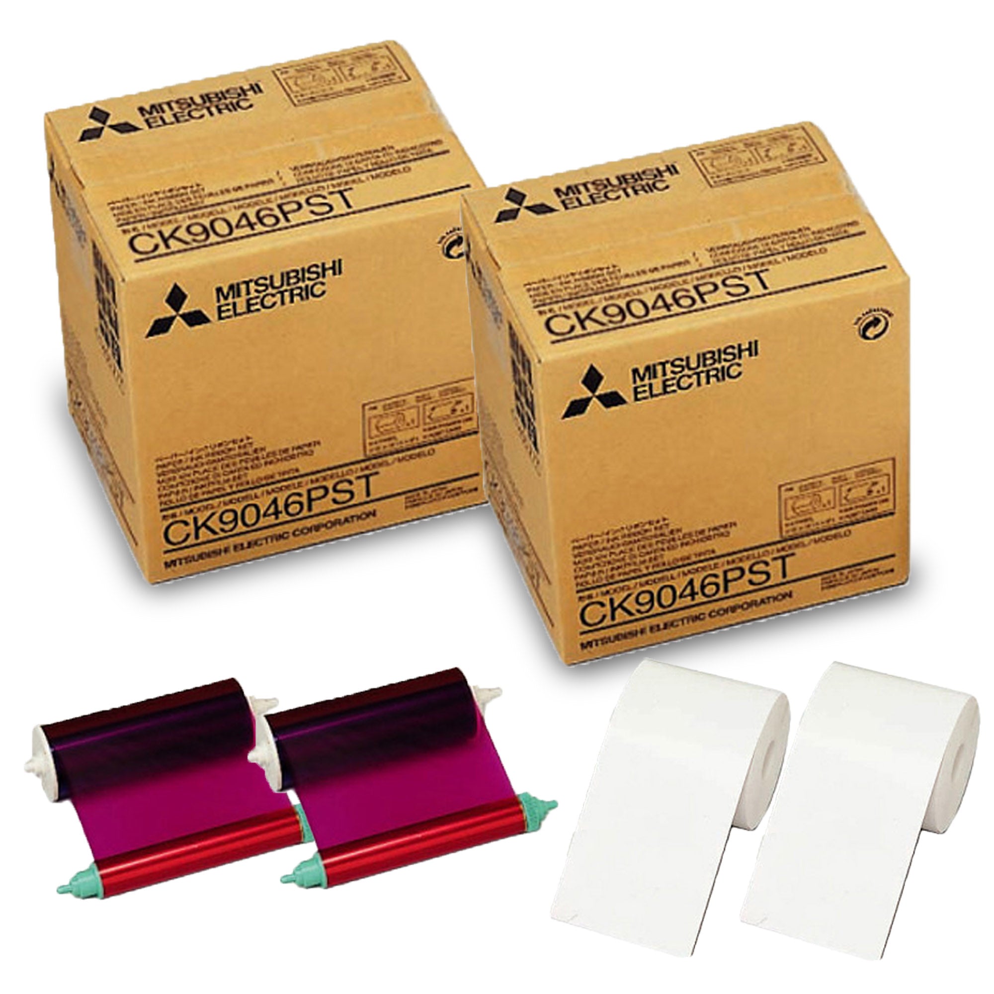 2x Mitsubishi CK-9046PST 4 x 6-inch Postcard Media Set Pack of 2 Mitsubishi