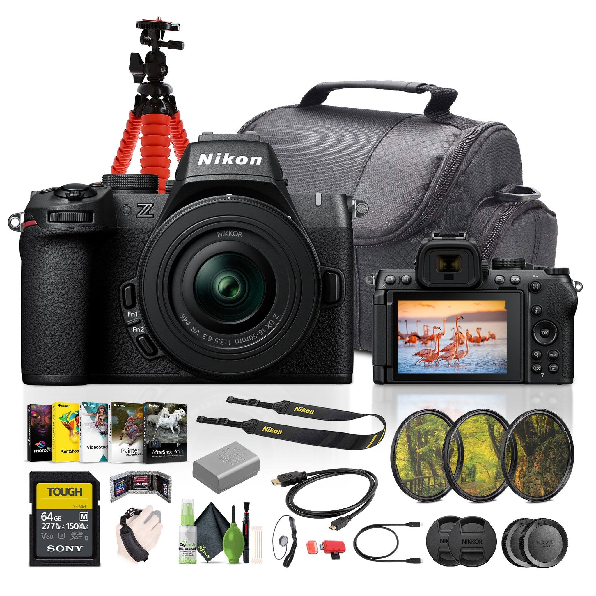 Nikon Z50II Mirrorless Camera with 16-50mm Lens + More Vlogging Accessories Nikon
