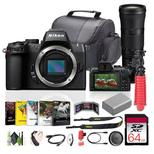 Nikon Z50II Mirrorless Camera Body + 180-600mm Lens Nikon Z + 64GB Memory Card