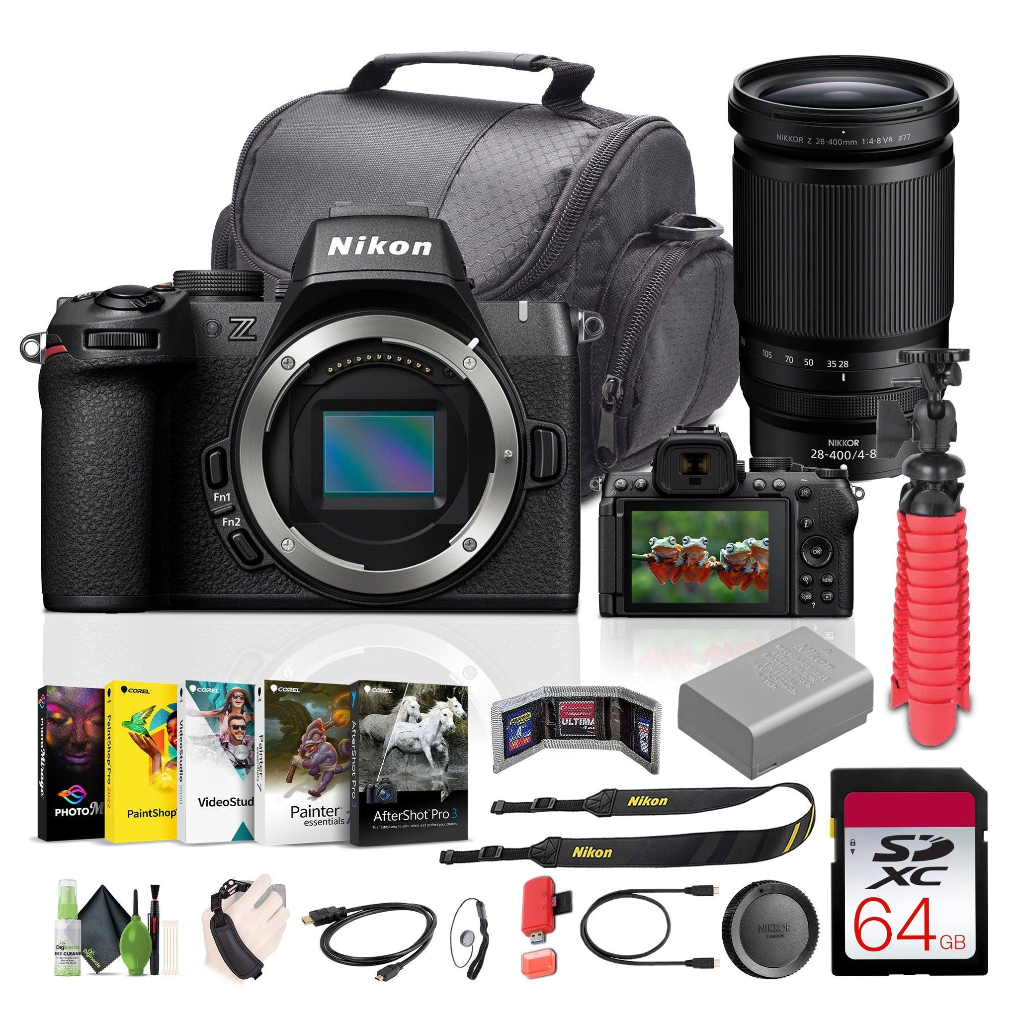 Nikon Z50II Mirrorless Camera + NIKKOR Z 28-400mm Lens+More Vlogging Accessories