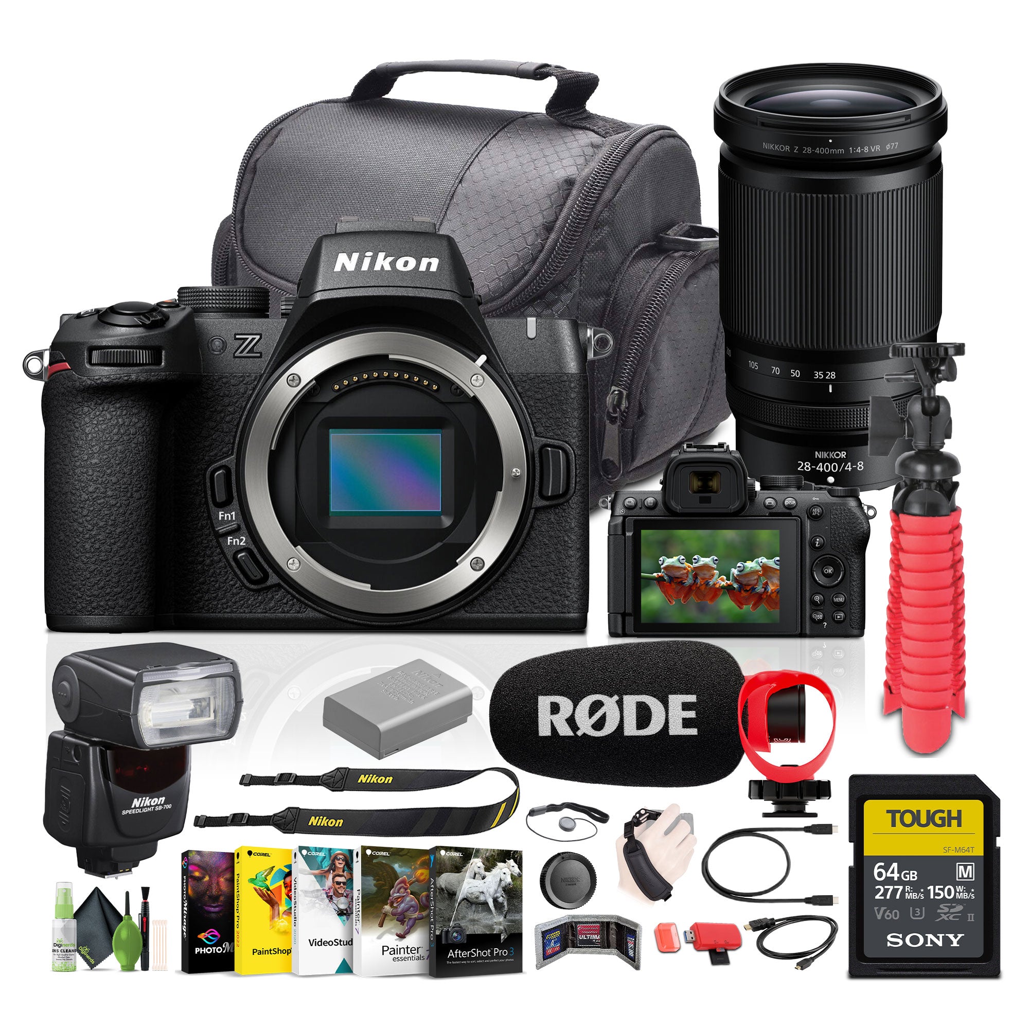 Nikon Z50II Mirrorless Camera + NIKKOR Z 28-400mm Lens + Vlogging Accessories