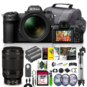 Nikon Z6III Mirrorless Camera with 24-70mm f/4 S + NIKKOR Z MC 105mm Macro Lens