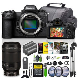 Nikon Z6III Mirrorless Camera + NIKKOR Z MC 105mm f/2.8 VR S Macro Lens Bundle