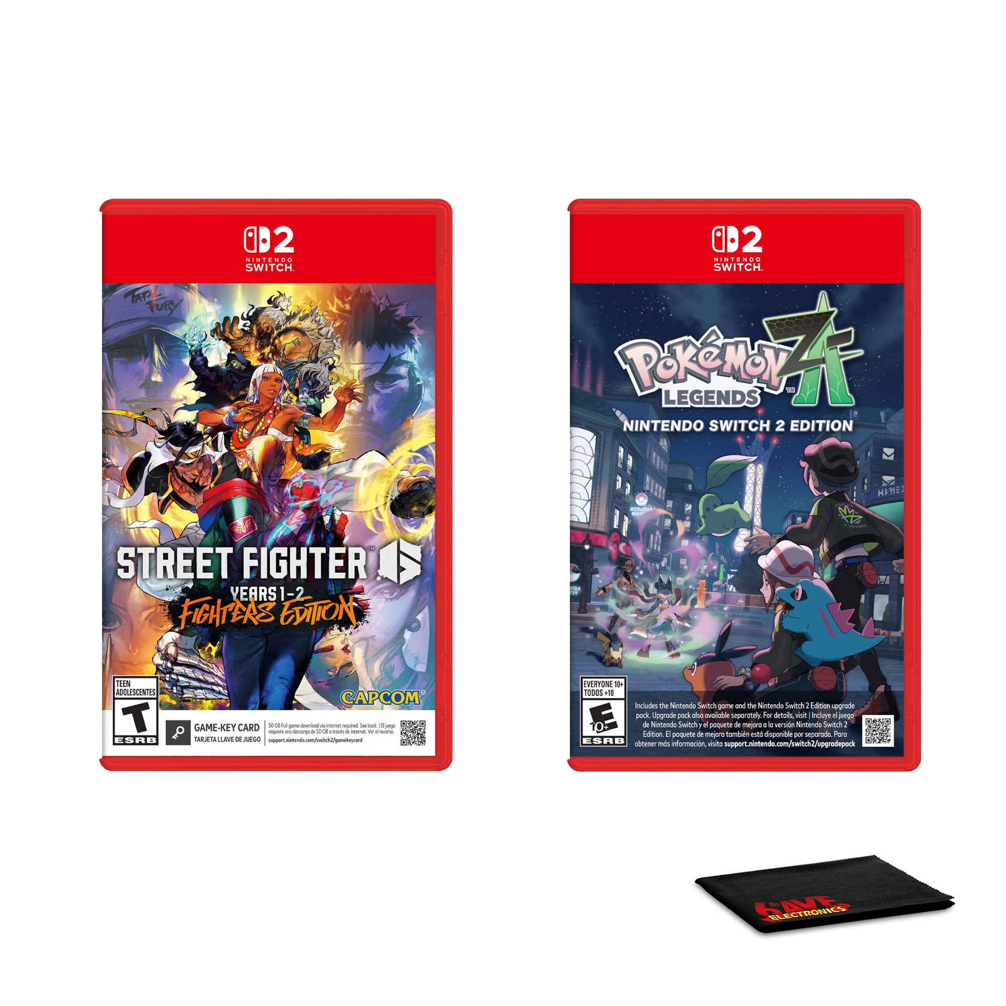 Nintendo STREET FIGHTER 6 Year 1-2 Fighters Edition,Pokémon Legends: Z-A, Bundle