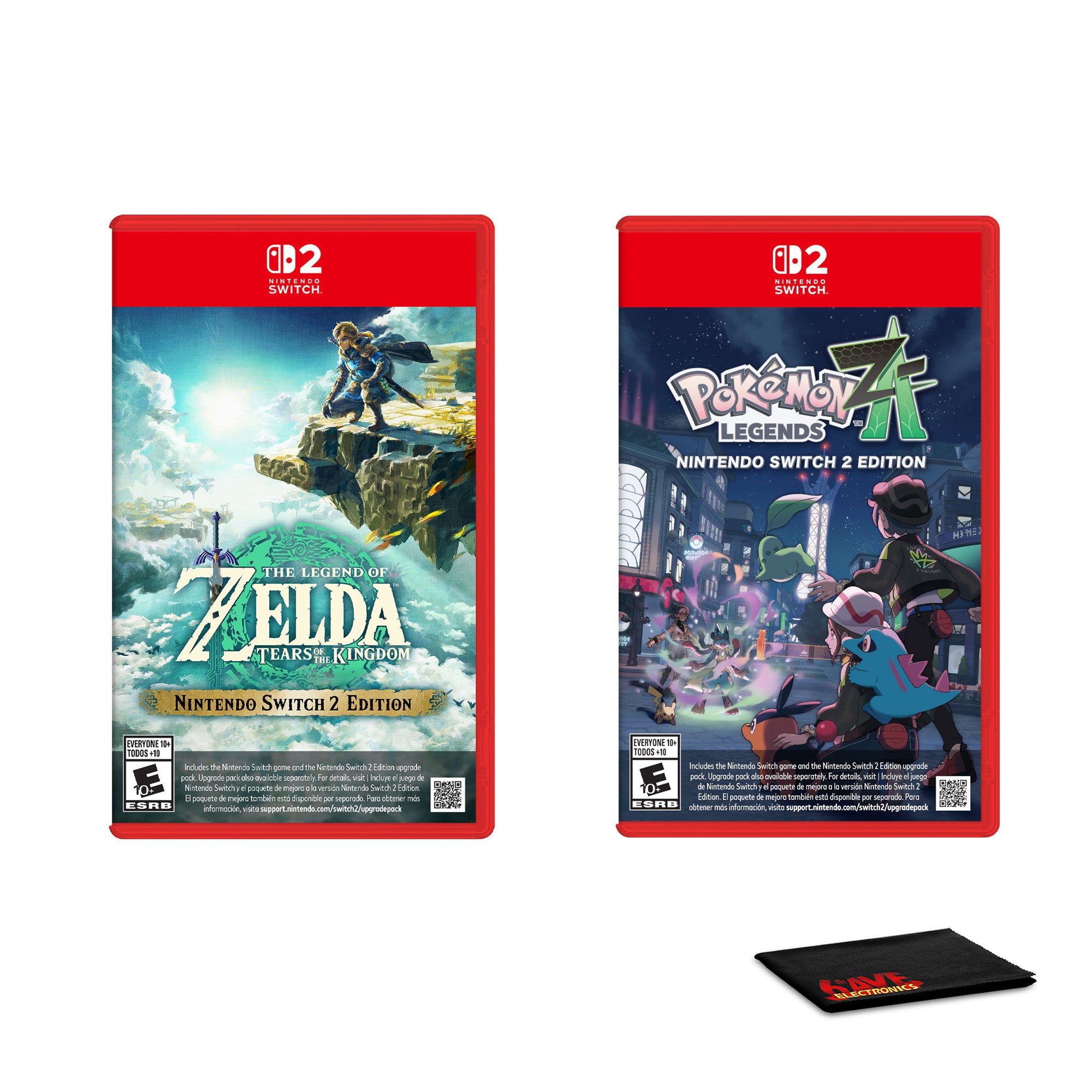 Nintnedo TLOZ: Tears of the Kingdom, Nintendo Pokémon Legends: Z-A, Bundle
