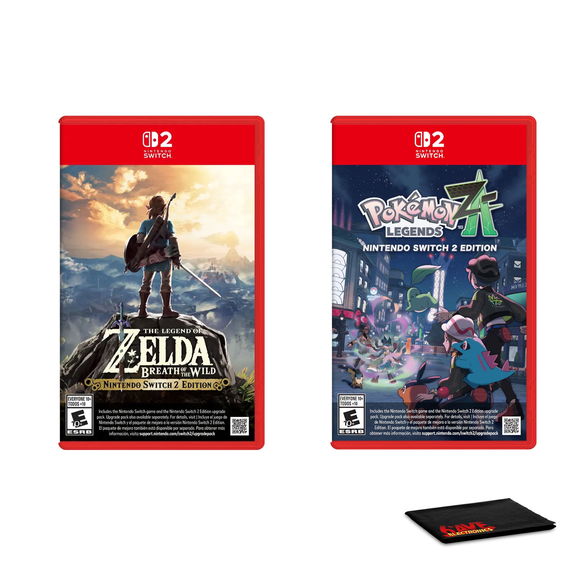 Nintendo TLOZ: Breath of the Wild, Nintendo Pokémon Legends: Z-A, Bundle