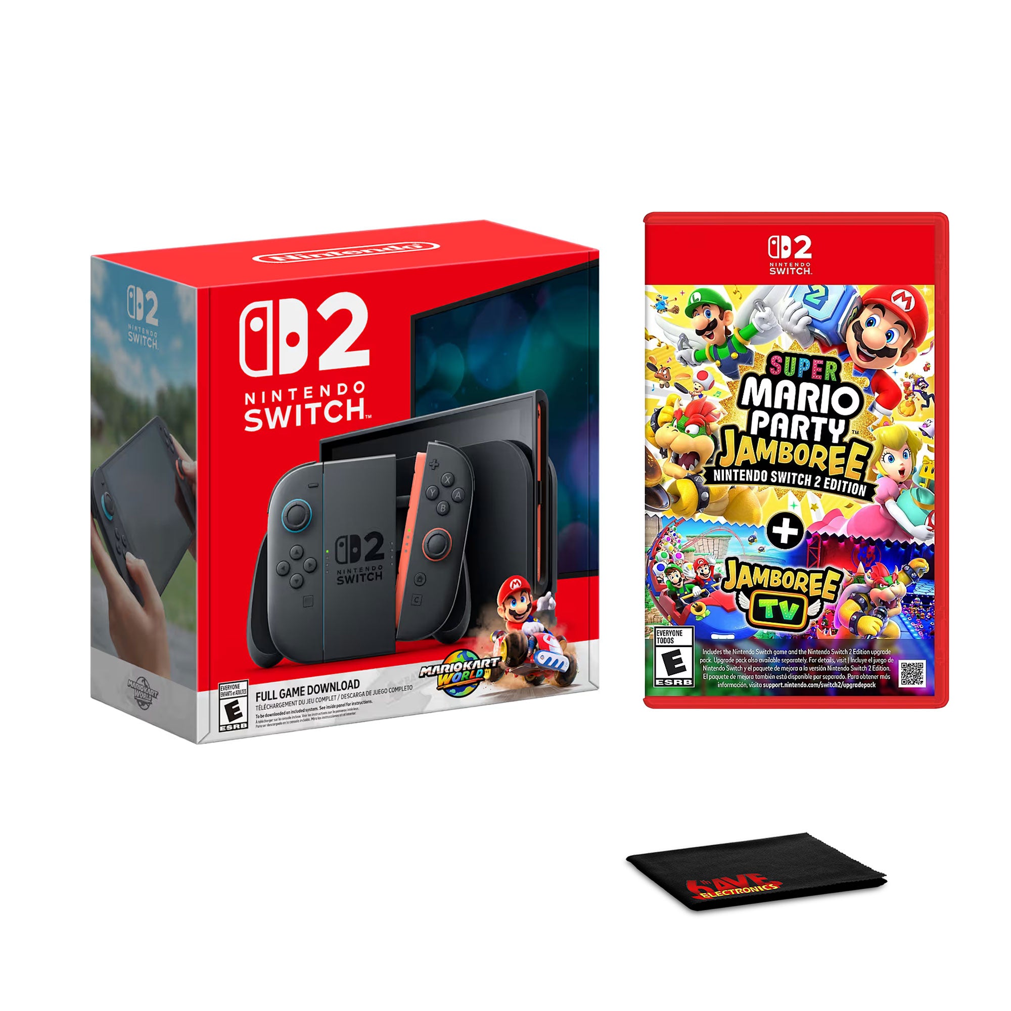 Nintendo Switch 2, Mario Kart World Bundle, Super Mario Party Jamboree, Bundle