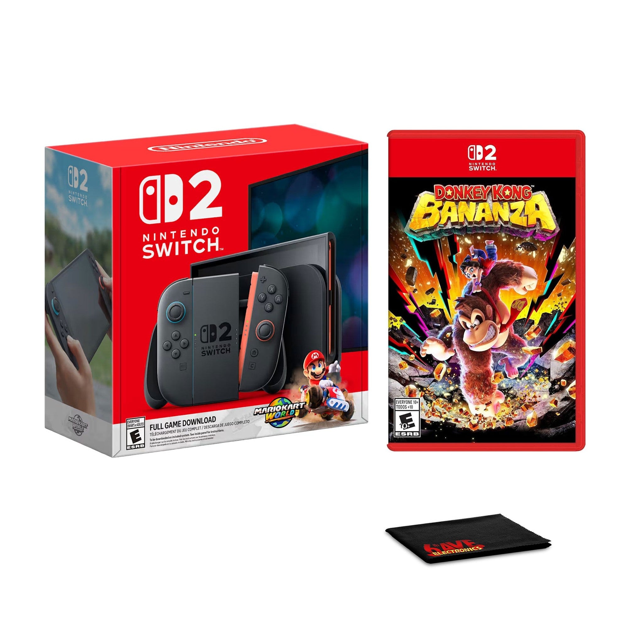 Nintendo Switch 2, Mario Kart World Bundle, Donkey Kong Bananza, Bundle Nintendo