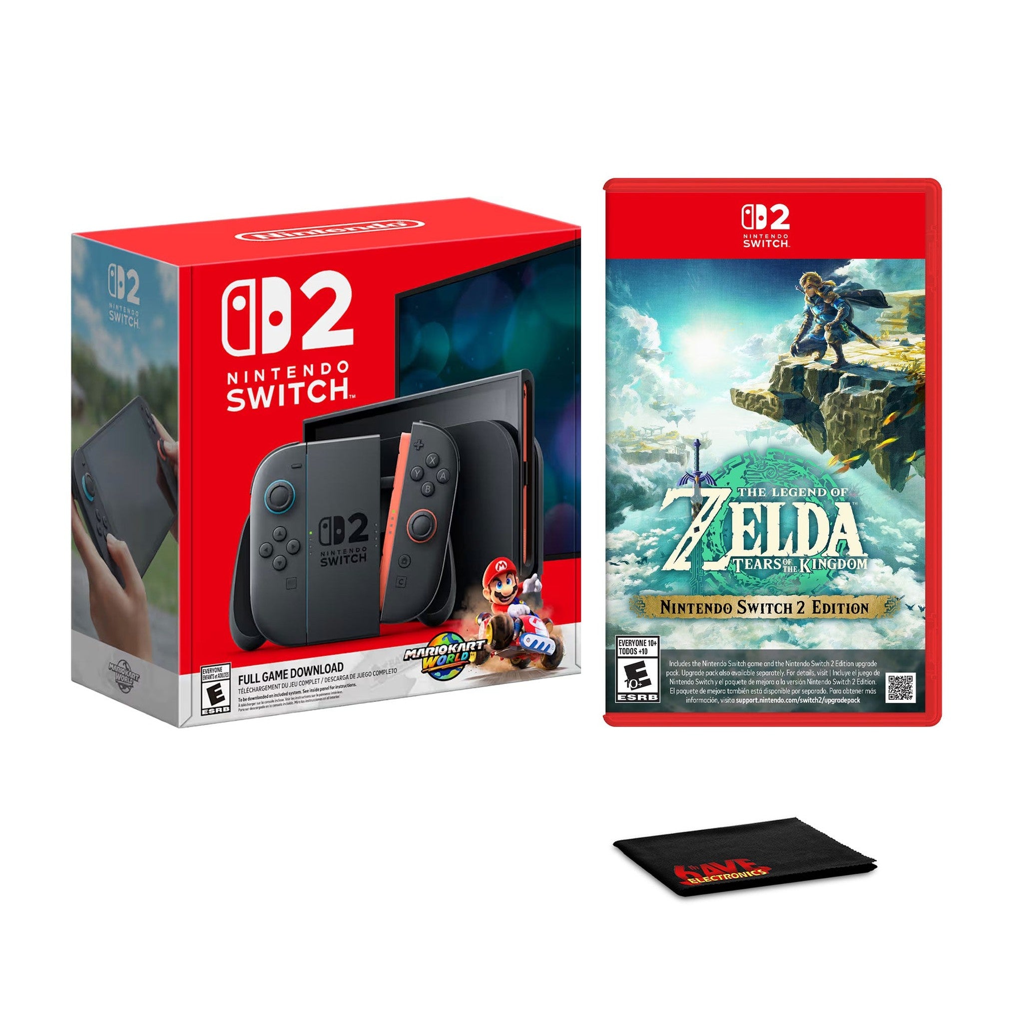 Nintendo Switch 2, Mario Kart World Bundle, TLOZ: Tears of the Kingdom, Bundle Nintendo