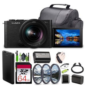 Panasonic LUMIX S9 Mirrorless Full Frame Camera with 20-60mm L Mount Lens Black
