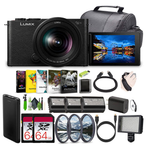 Panasonic LUMIX S9 Mirrorless Camera with 20-60mm L Mount Lens - Black -Bundle