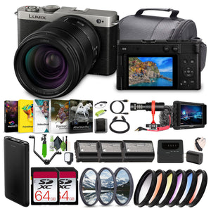 Panasonic LUMIX S9 Mirrorless Full Frame Camera + 28-200mm L Mount Lens- Silver