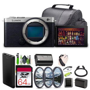 Panasonic LUMIX S9 Mirrorless Full Frame Compact Camera Body DC-S9BODYK Silver