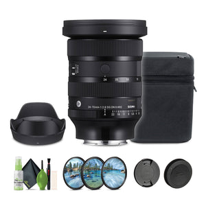 Sigma 24-70mm f/2.8 DG DN II Art Lens Sony E + Lens Filter Kit 82MM
