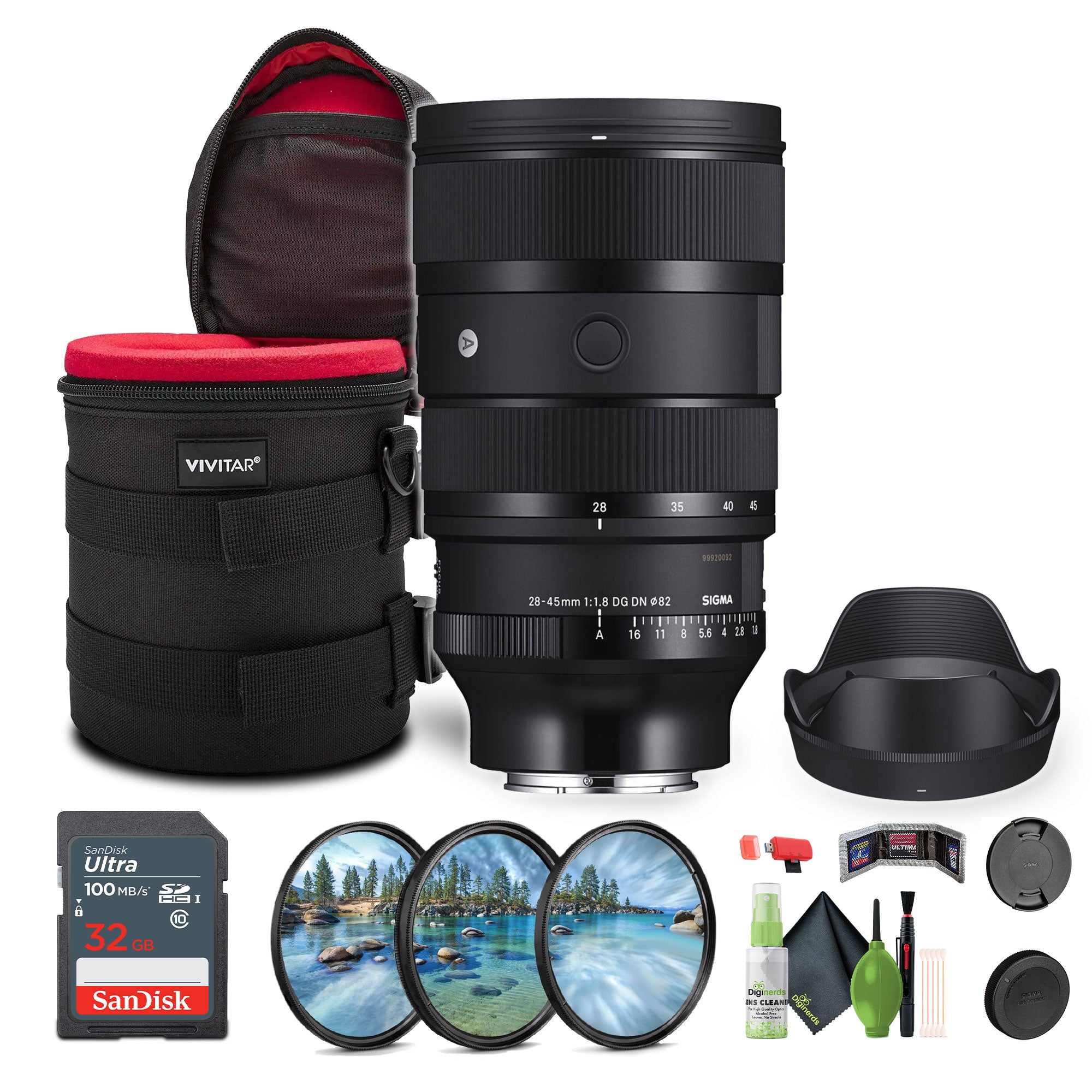 Sigma 28-45mm f/1.8 DG DN Art Lens Sony E + Bundle
