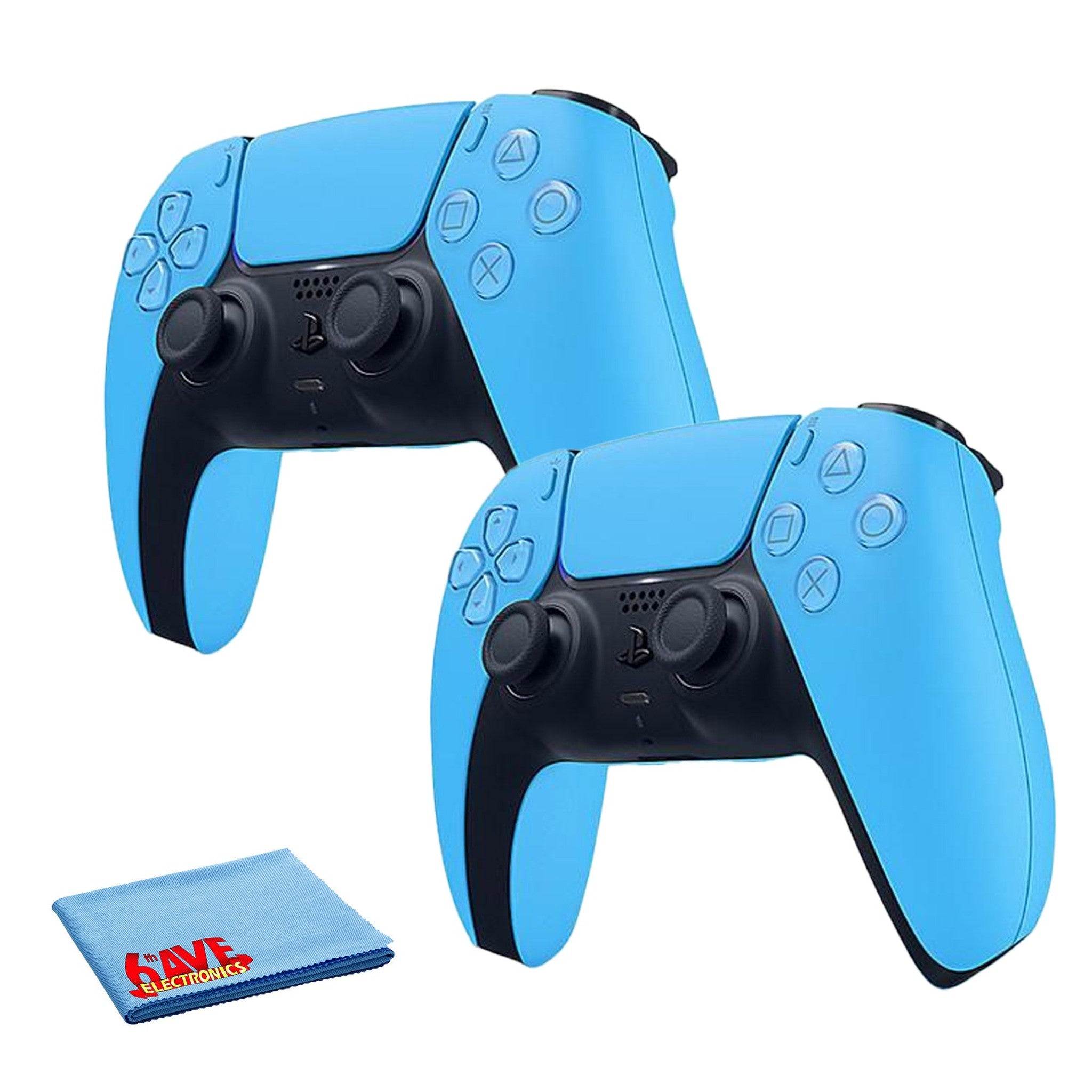PlayStation DualSense Wireless Controller - Starlight Blue - Bundle PlayStation