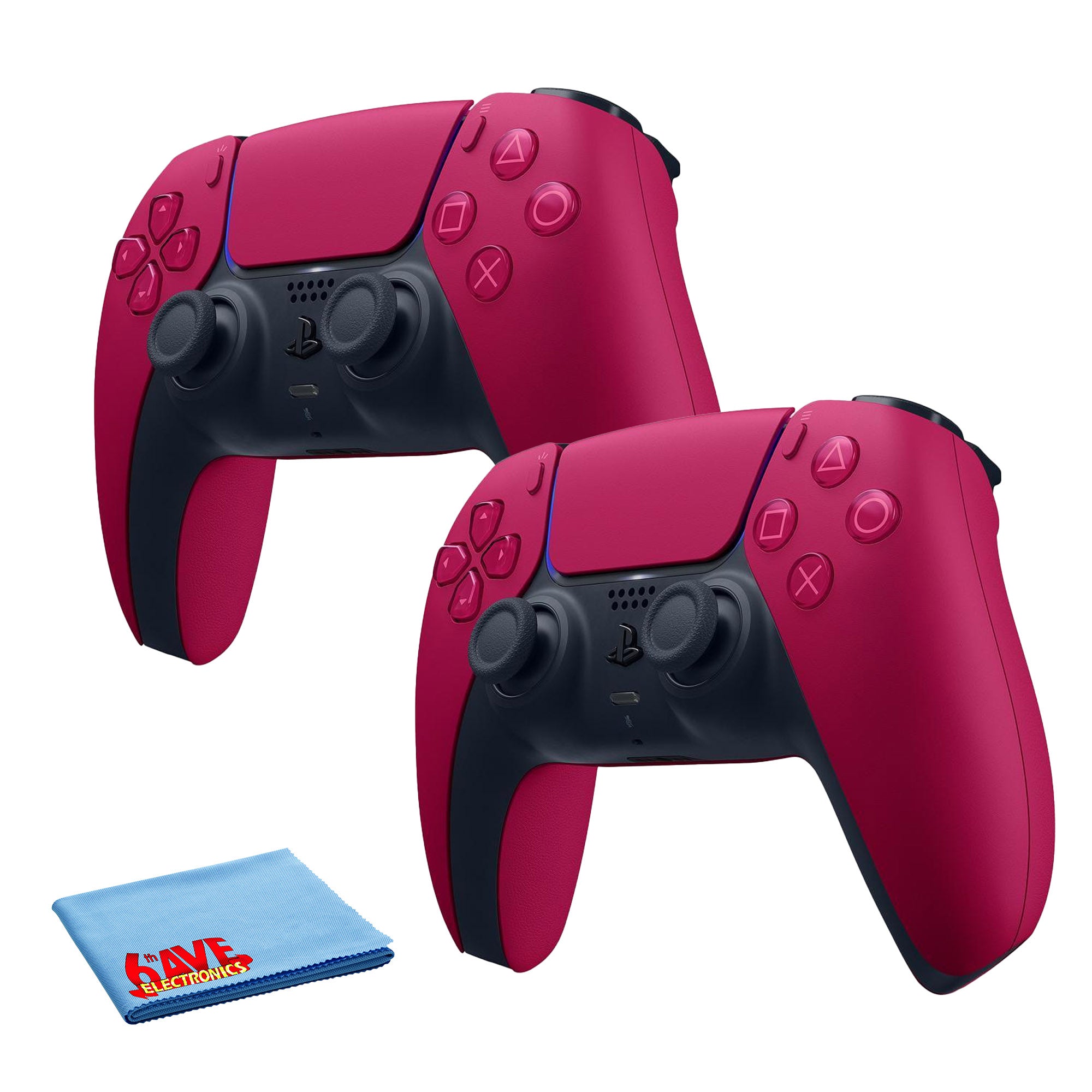 PlayStation DualSense Wireless Controller Cosmic Red- Bundle
