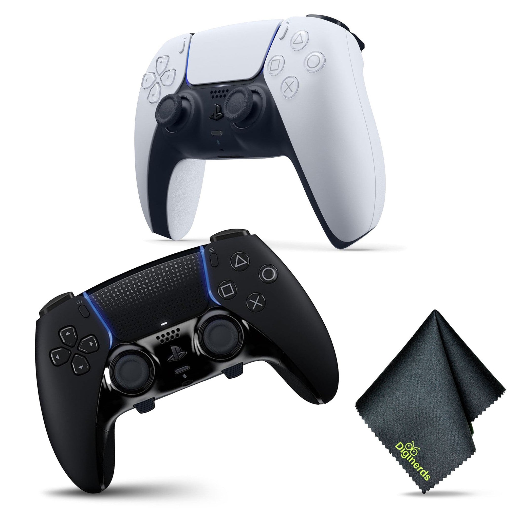Sony PS5 DualSense Edge Wireless Controller - BLACK + White V2 2024 Model PlayStation