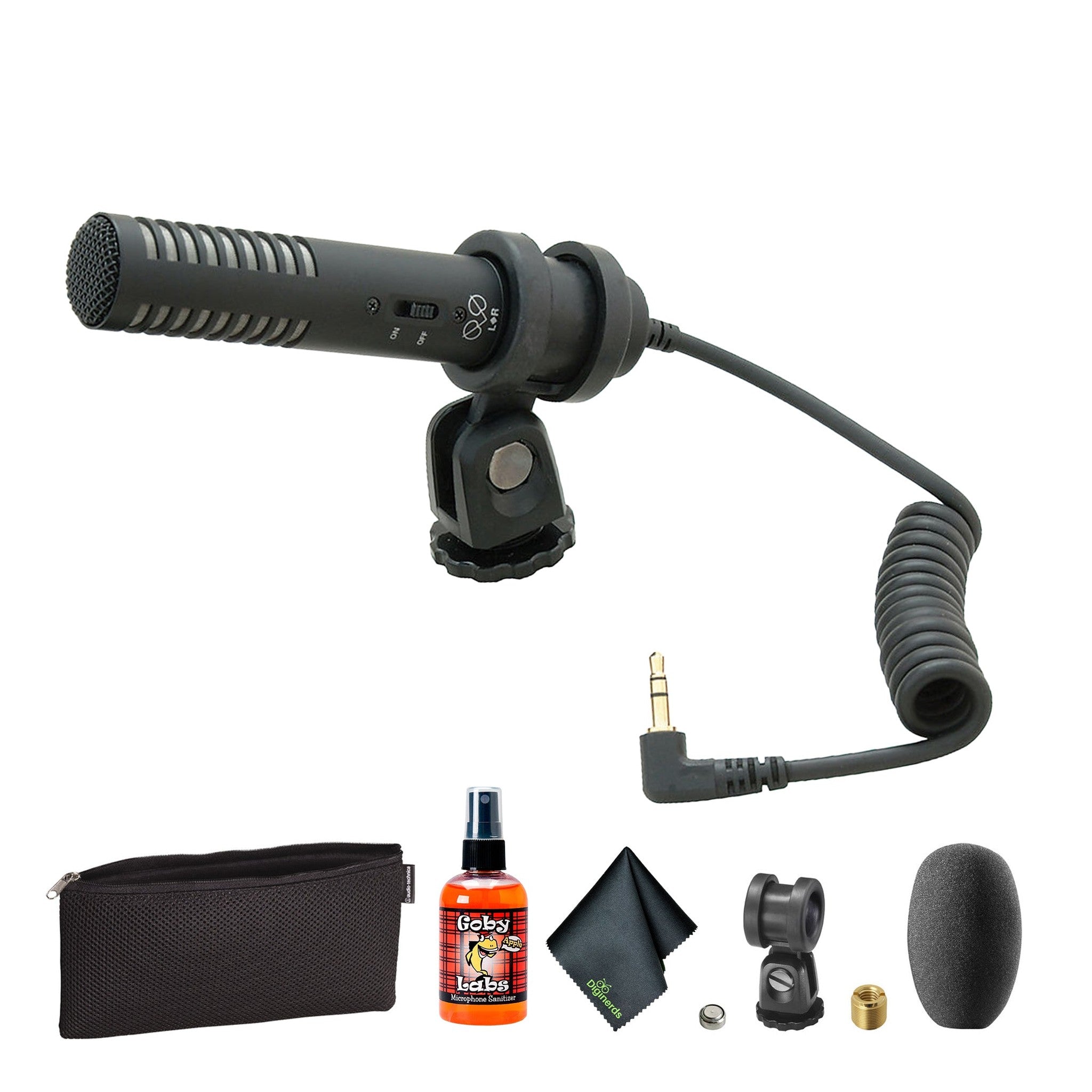 Audio-Technica Pro-24CM - Stereo Microphone, Bundle