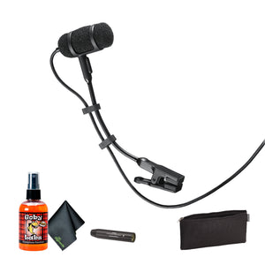 Audio-Technica Pro 35 Cardioid Condenser Instrument Microphone, Bundle