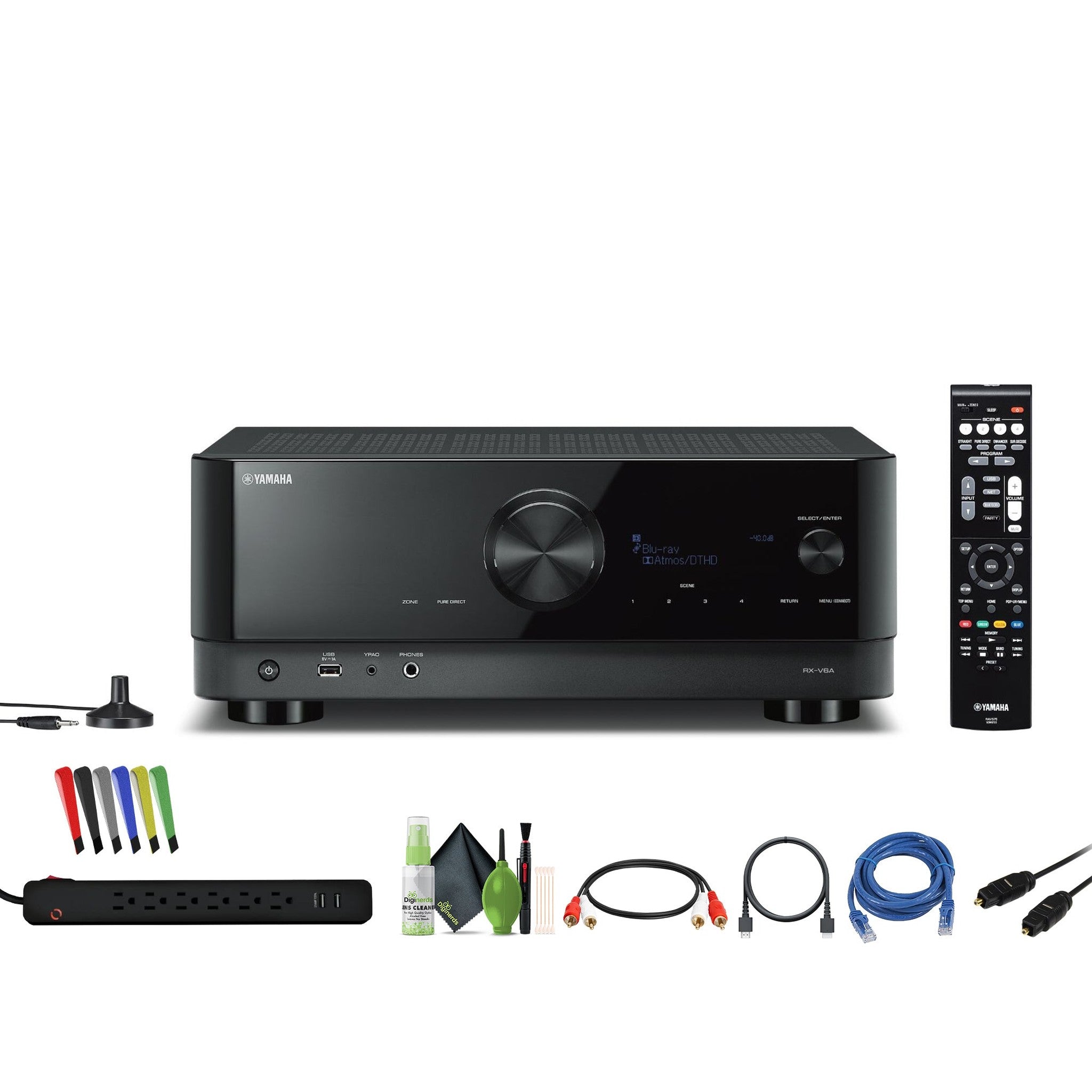 Yamaha RX-V6A 7.2-Channel Network A/V Receiver with MusicCast Yamaha