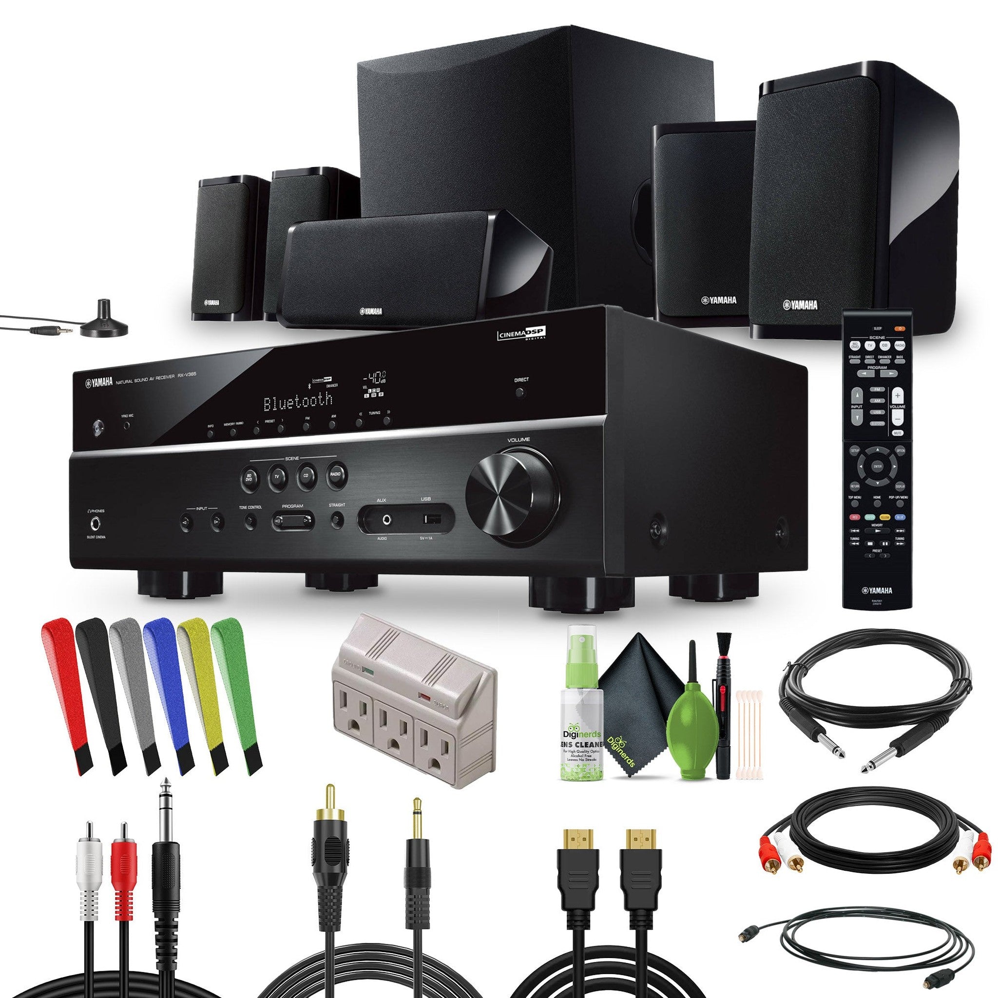 Yamaha Audio YHT-4950U 4K Ultra HD 5.1-Channel Home Theater System Bundle Yamaha